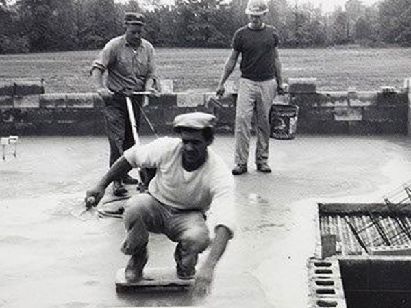 Fred Oliveri Construction Laying Foundation