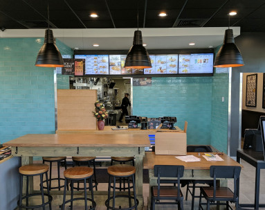 Experts in Quick Service Restaurant Construction (QSR) Taco Bell Counter - Caldwell, Ohio by Fred Olivieri