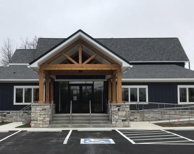 Hometown vet front entrance new construction animals v3