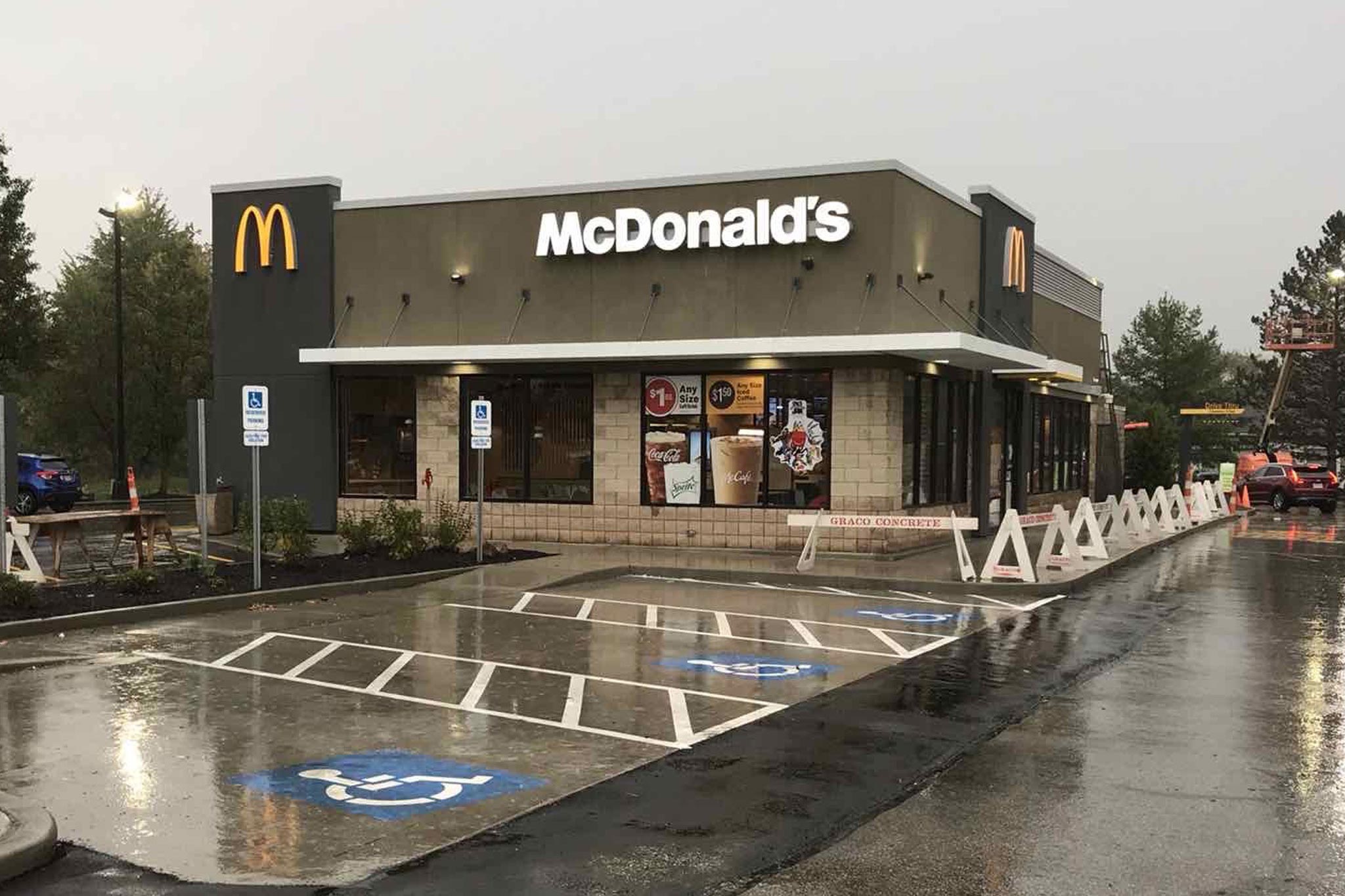Mcdonald's Restaurant Construction Oakwood Sq. OH - by Fred Olivieri