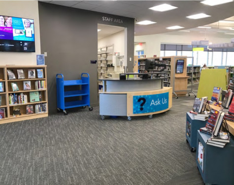 Stark County Library-Lake-Commercial Construction-Uniontown, Ohio-books-help desk
