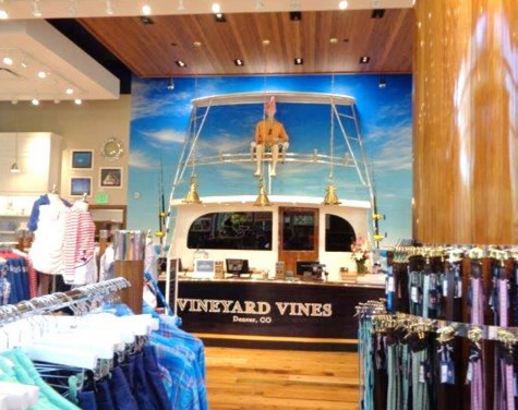 Vineyard Vines Clothing Retail Construction Denver CO Inside by Fred Olivieri