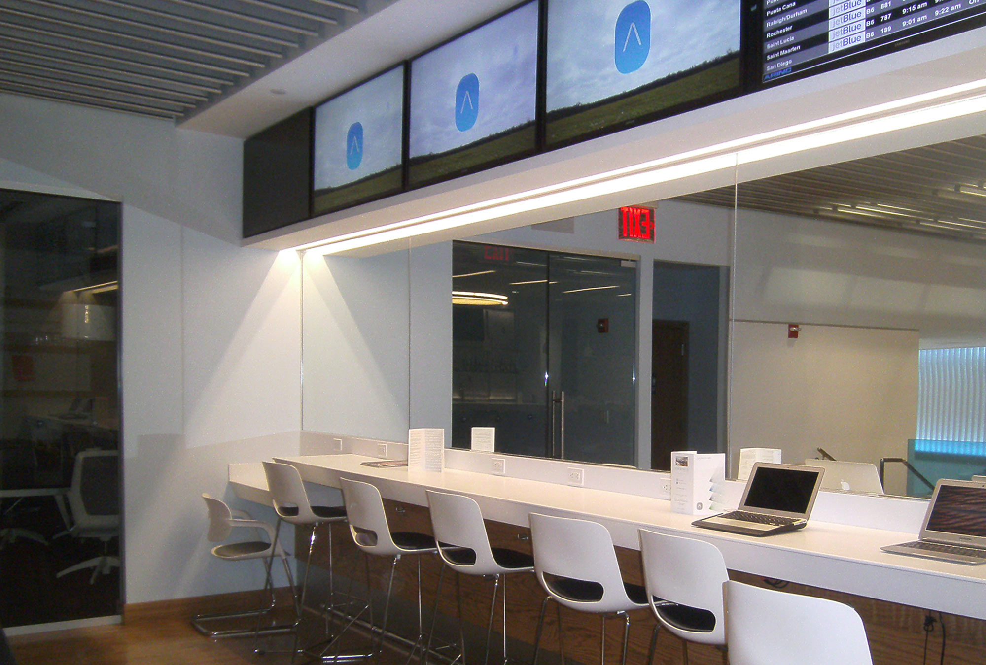 Airspace Lounge General Contracting Services New York NY Bar Mirror - by Fred Olivieri