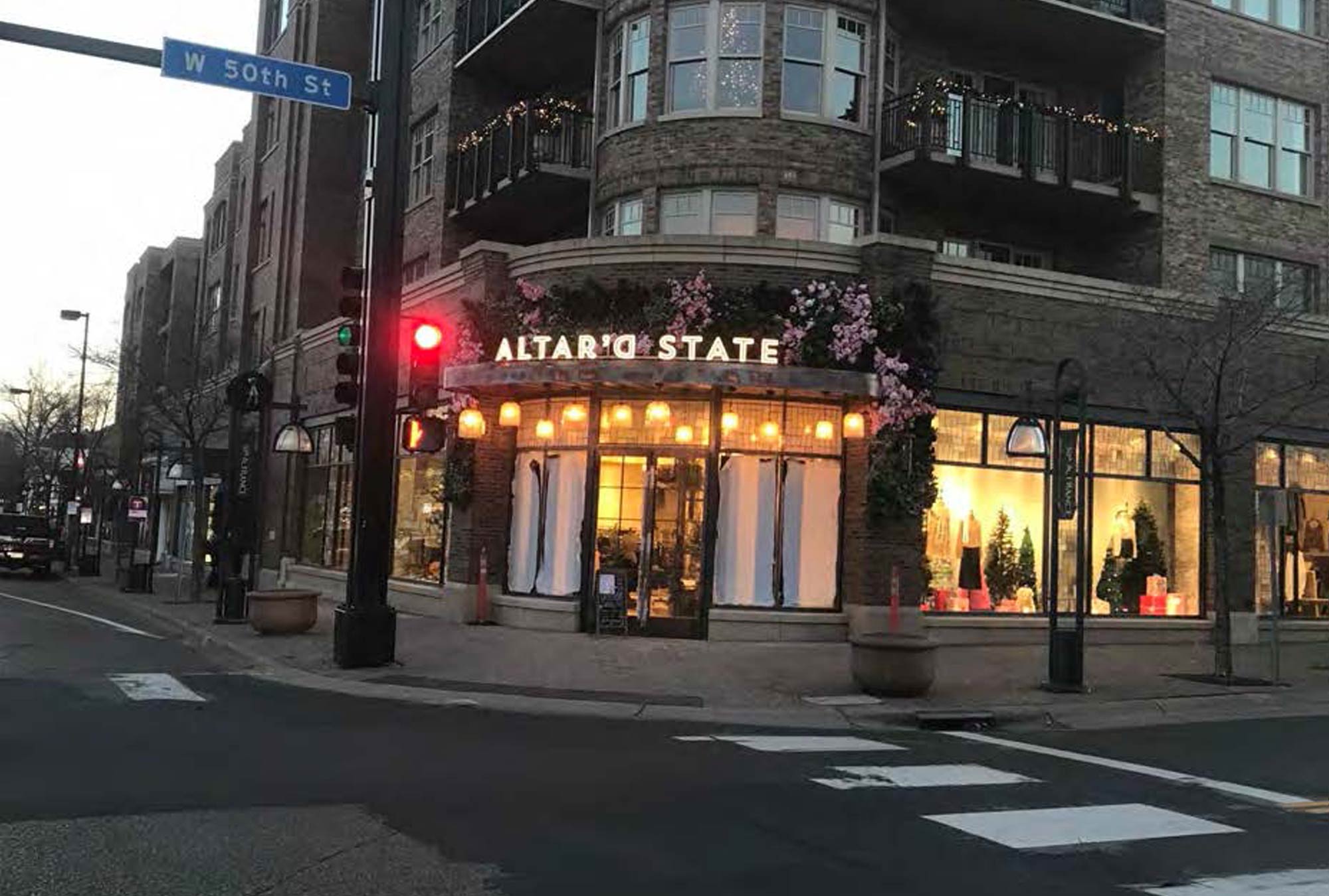 Altar'd State Retail General Contractor Edina MN Outside Front by Fred Olivieri