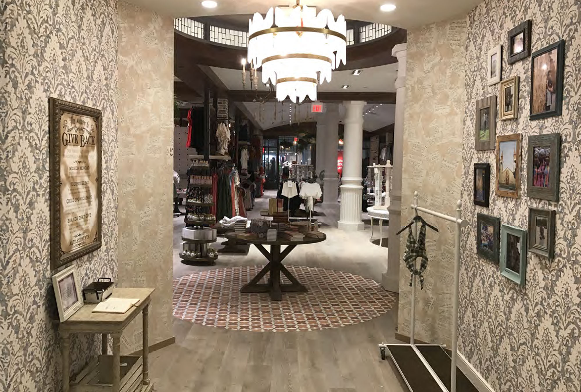 Altar'd State Retail General Contractor Louisville KY Hallway by Fred Olivieri