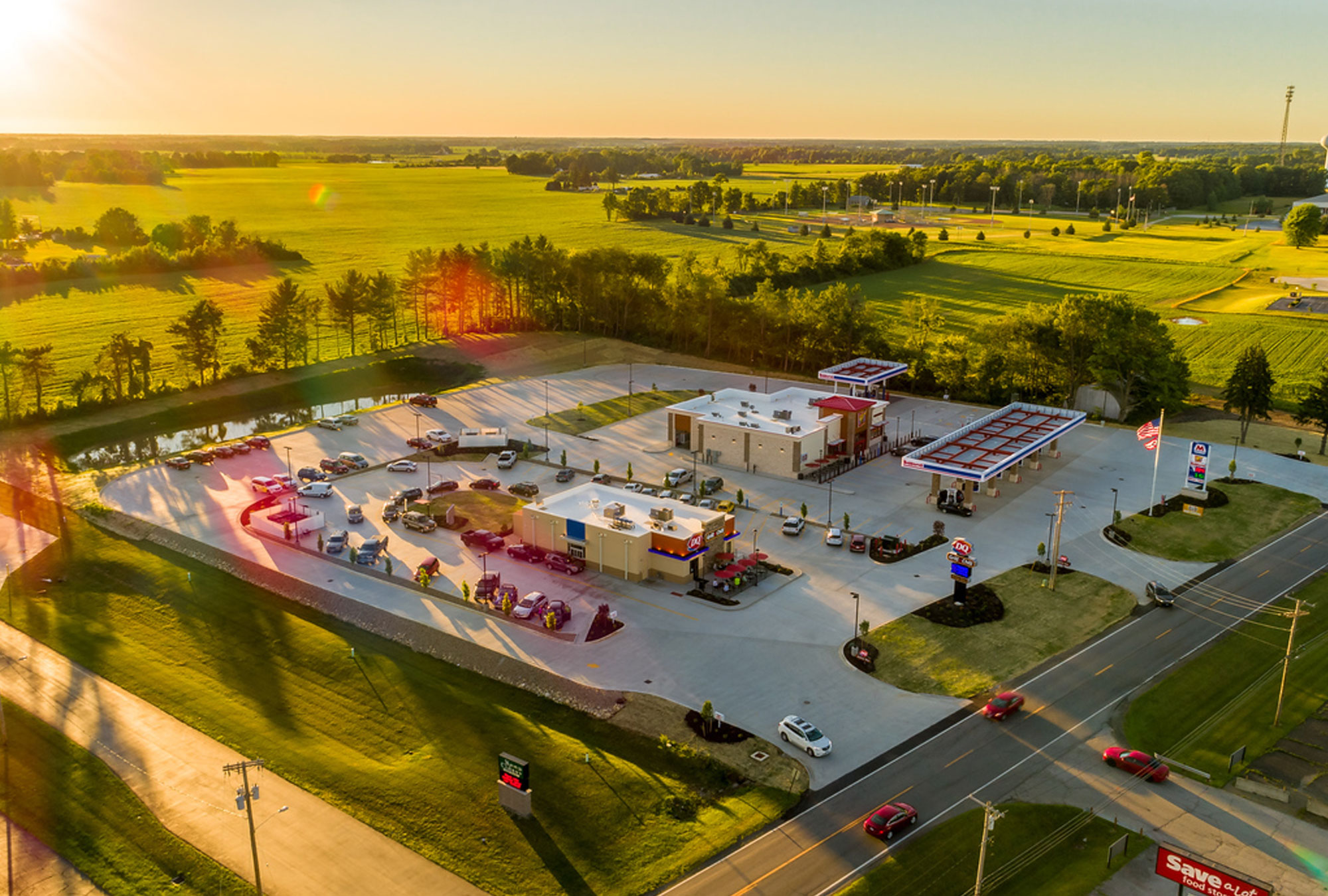 BellStores Convenience Store Projects Galion OH Aerial View by Fred Oliveri