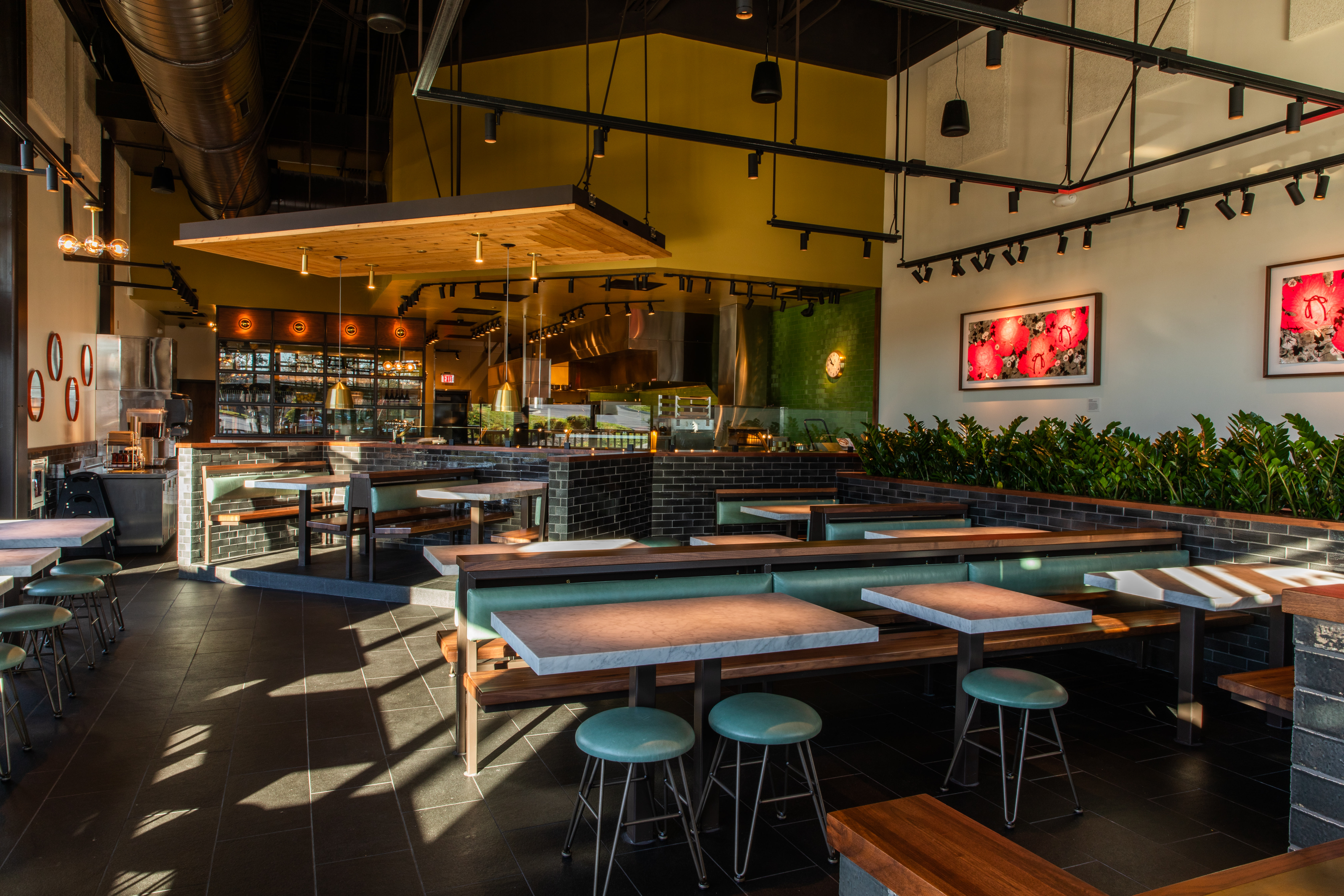 Brassica Cleveland Ohio Dining Room Upscale Fast Casual Construction By Fred Olivieri Construction Co