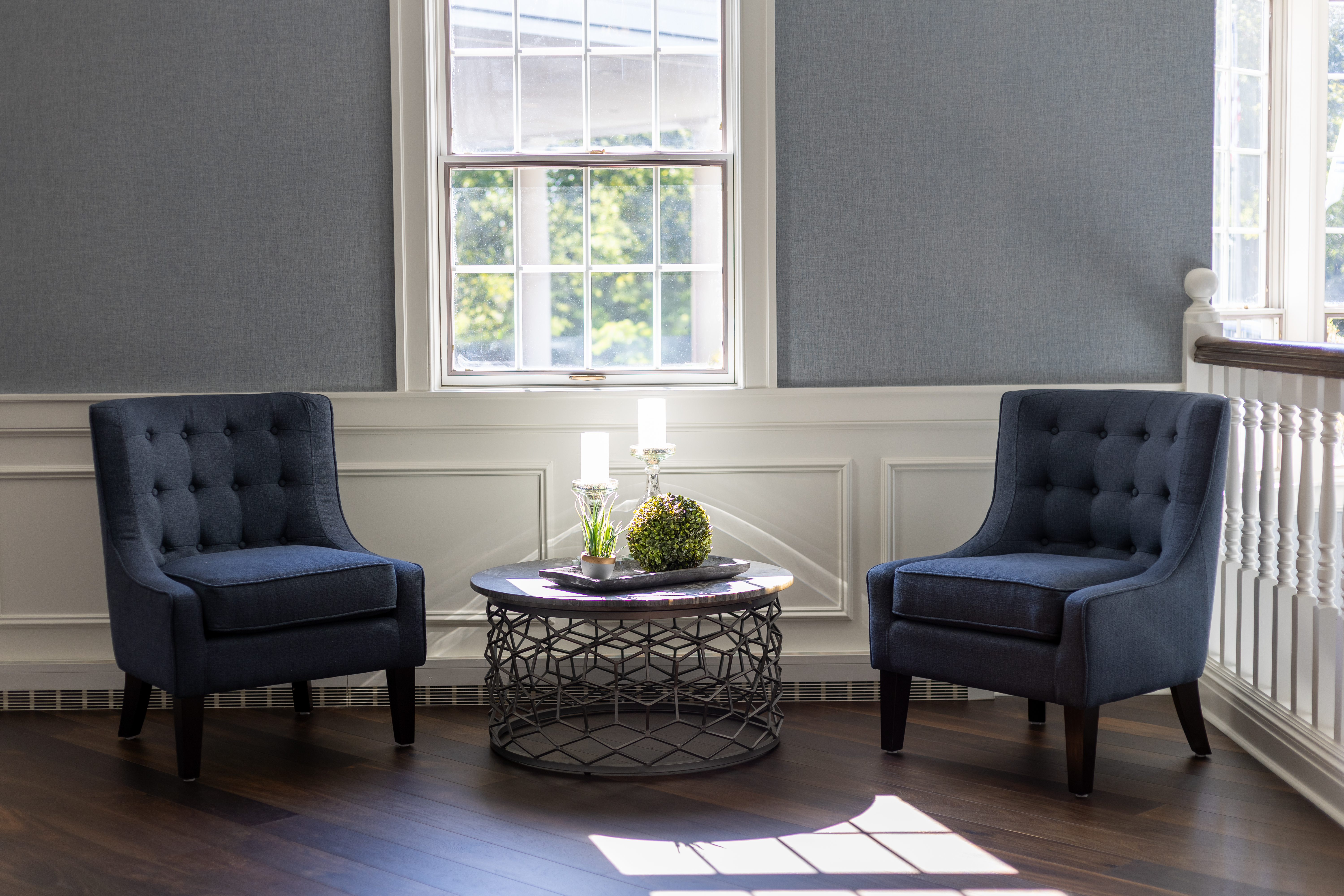 Brookside Country Club Interior Renovation seating area