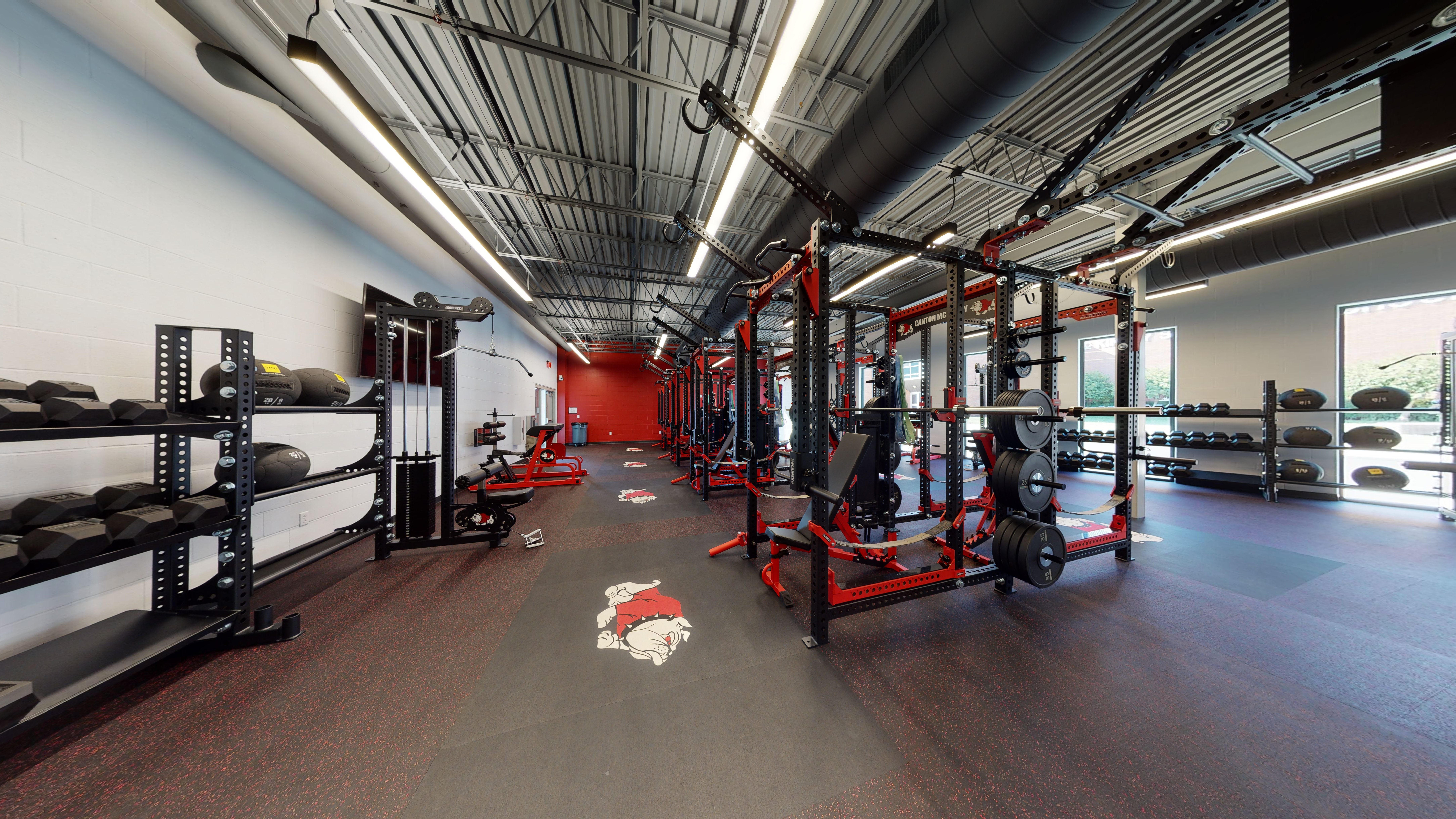 Canton City School District Frank Turk Alberta Locker Room at McKinley High School by Fred Olivieri Construction Leader in Academic Construction