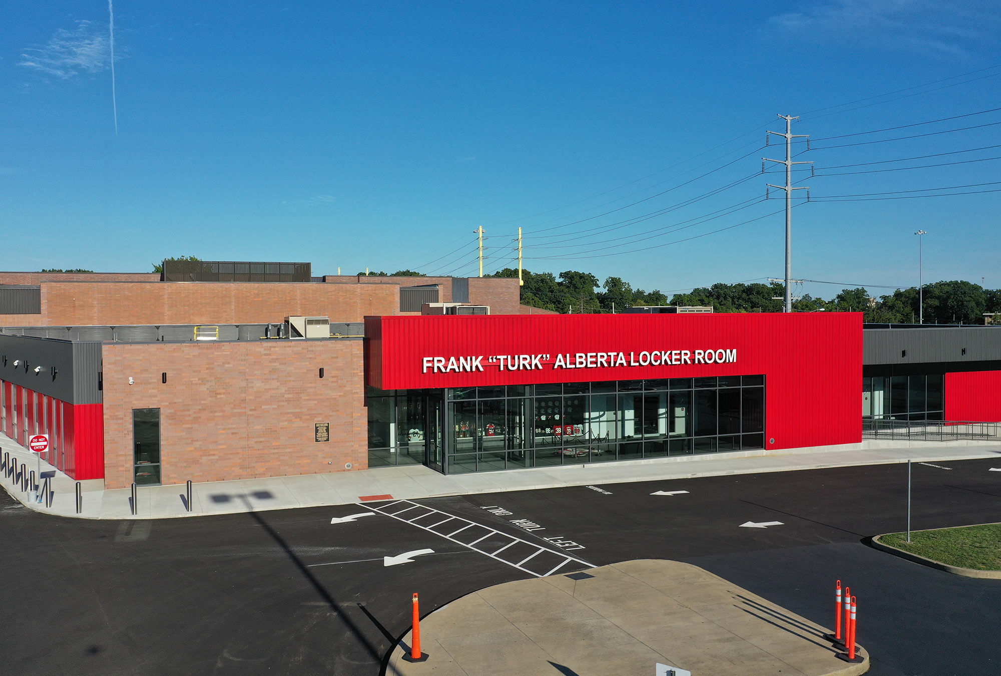 Canton City School District School Construction Company McKinley Locker Room Front by Fred Oliveri