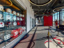 Canton City School District School Construction Company McKinley Locker Room Helmet Display by Fred Oliveri