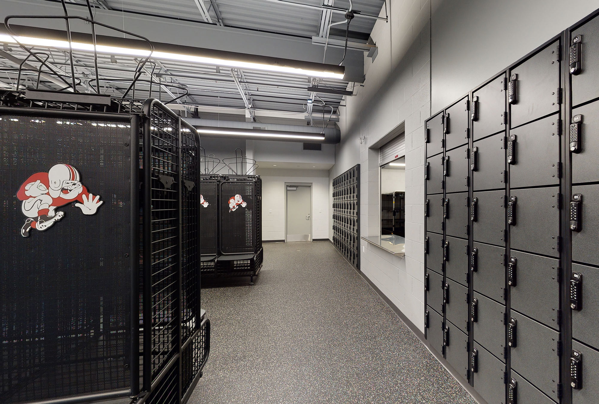 Canton City School District School Construction Company McKinley Locker Room Lockers by Fred Oliveri