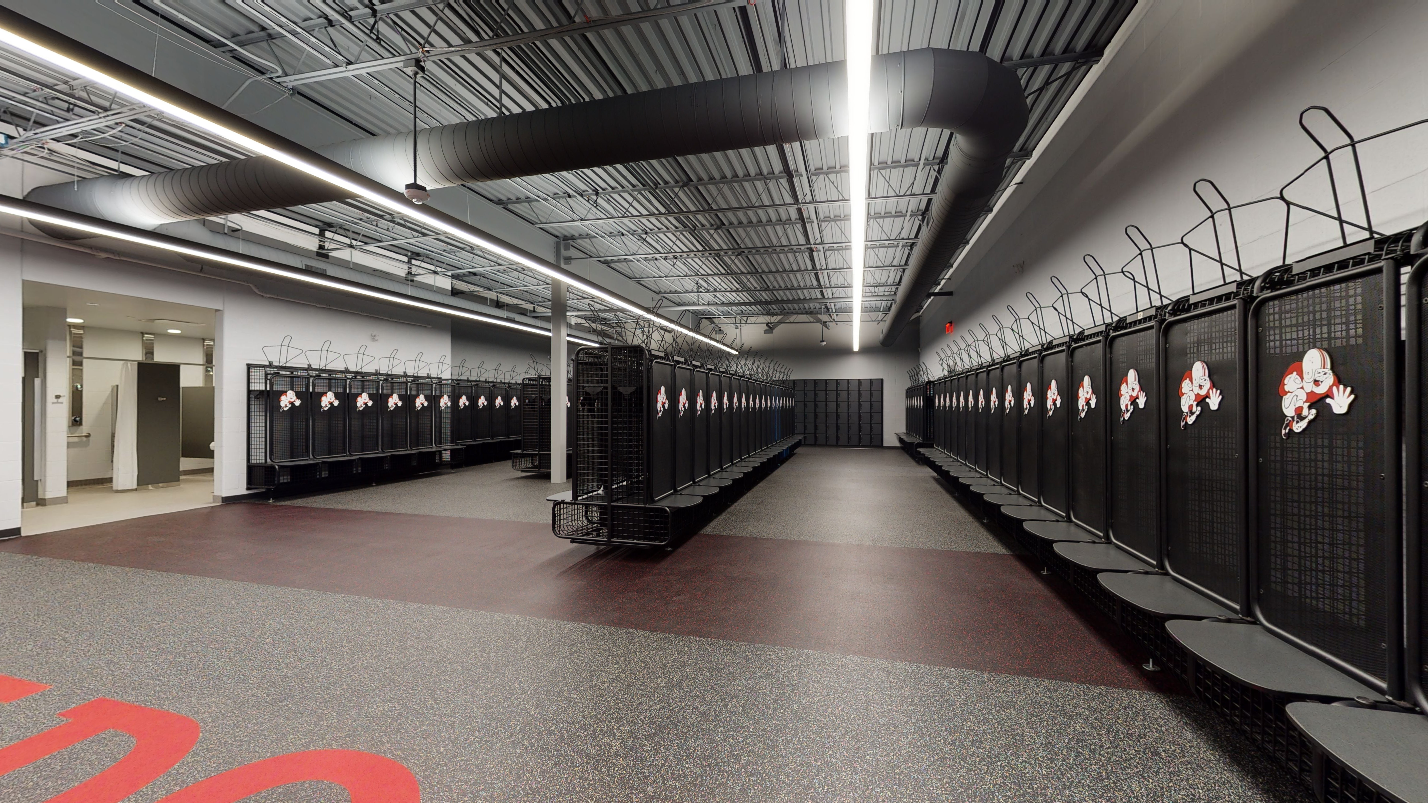 Canton Mckinley Locker Room in the Frank Turk Alberta Locker Room Academic Construction by Fred Olivieri