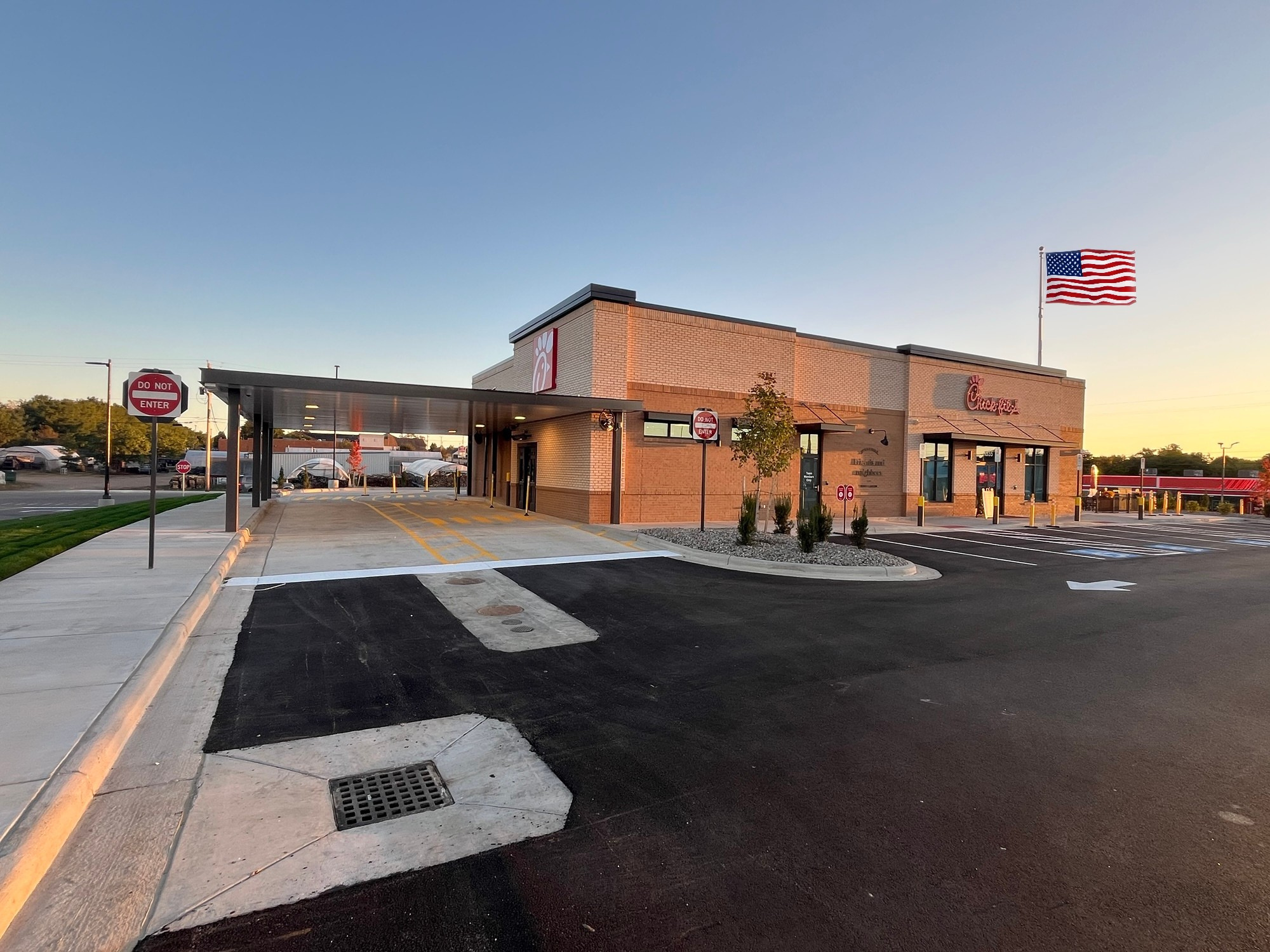 Chick Fil A North Canton Ohio New Construction Build QSR Restaurant Contractor Fred Olivieri Construction Company 3