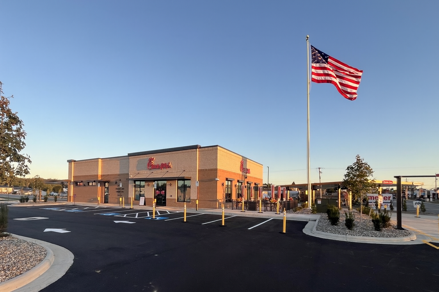 Chick fil A North Canton Ohio new restaurant Built by Fred Olivieri Construction Company