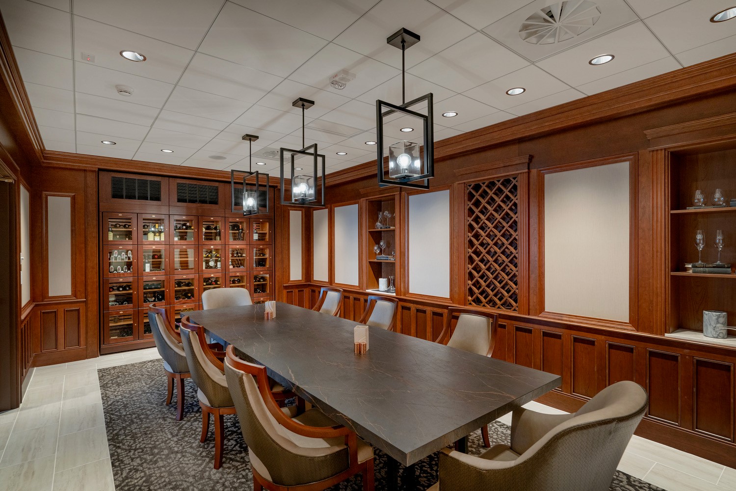 Congress Lake Country Club Hartville OH Wine Room v2