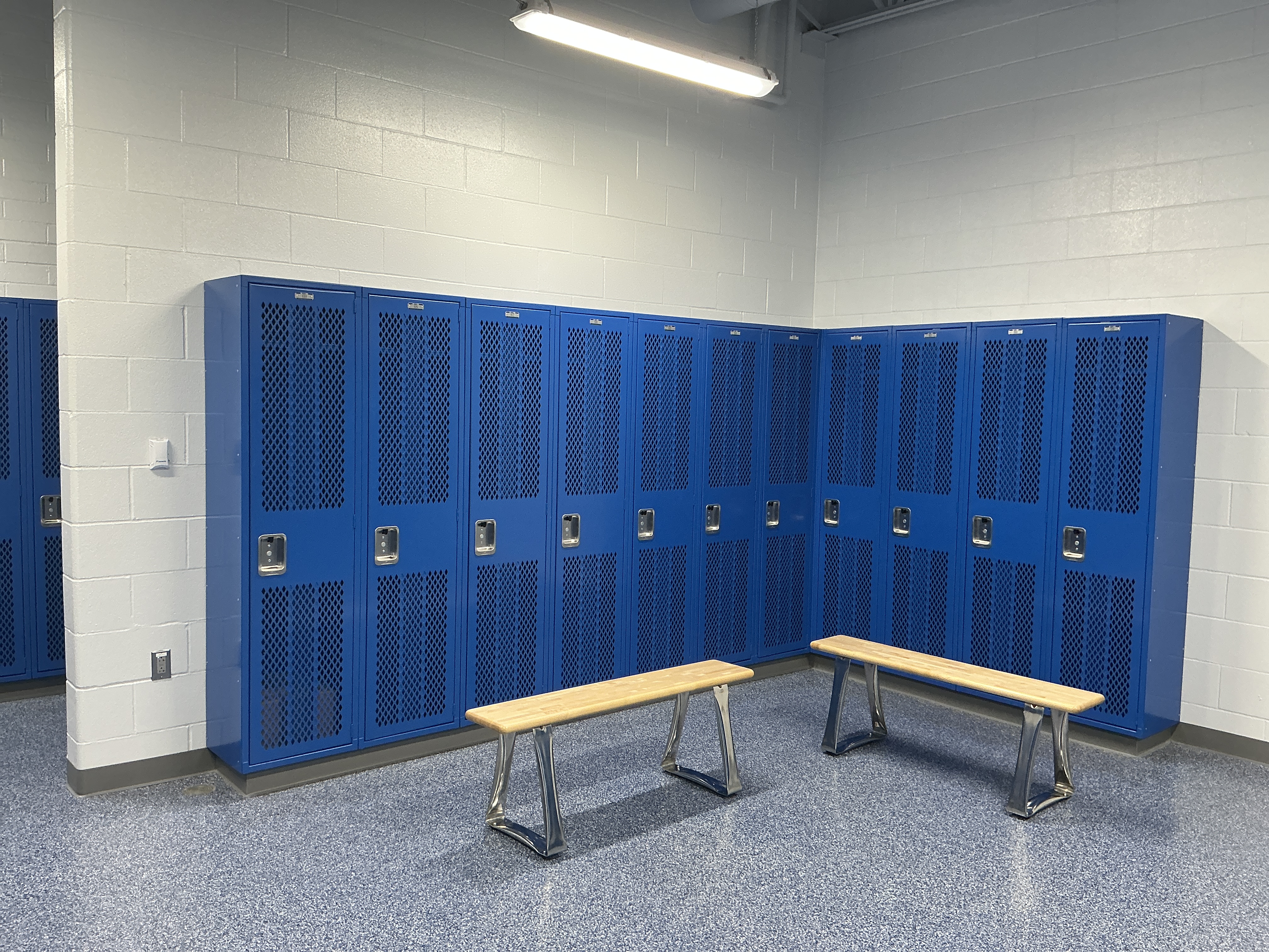 Cuyahoga Christian Academy Cuyahoga Falls Ohio New Middle School Locker Rooms by Fred Olivieri Construction Company Northeast Ohio 2