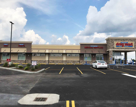 Discount Drug Mart Convenience Store Contractor Lisbon OH Front Parking Lot by Fred Oliveri