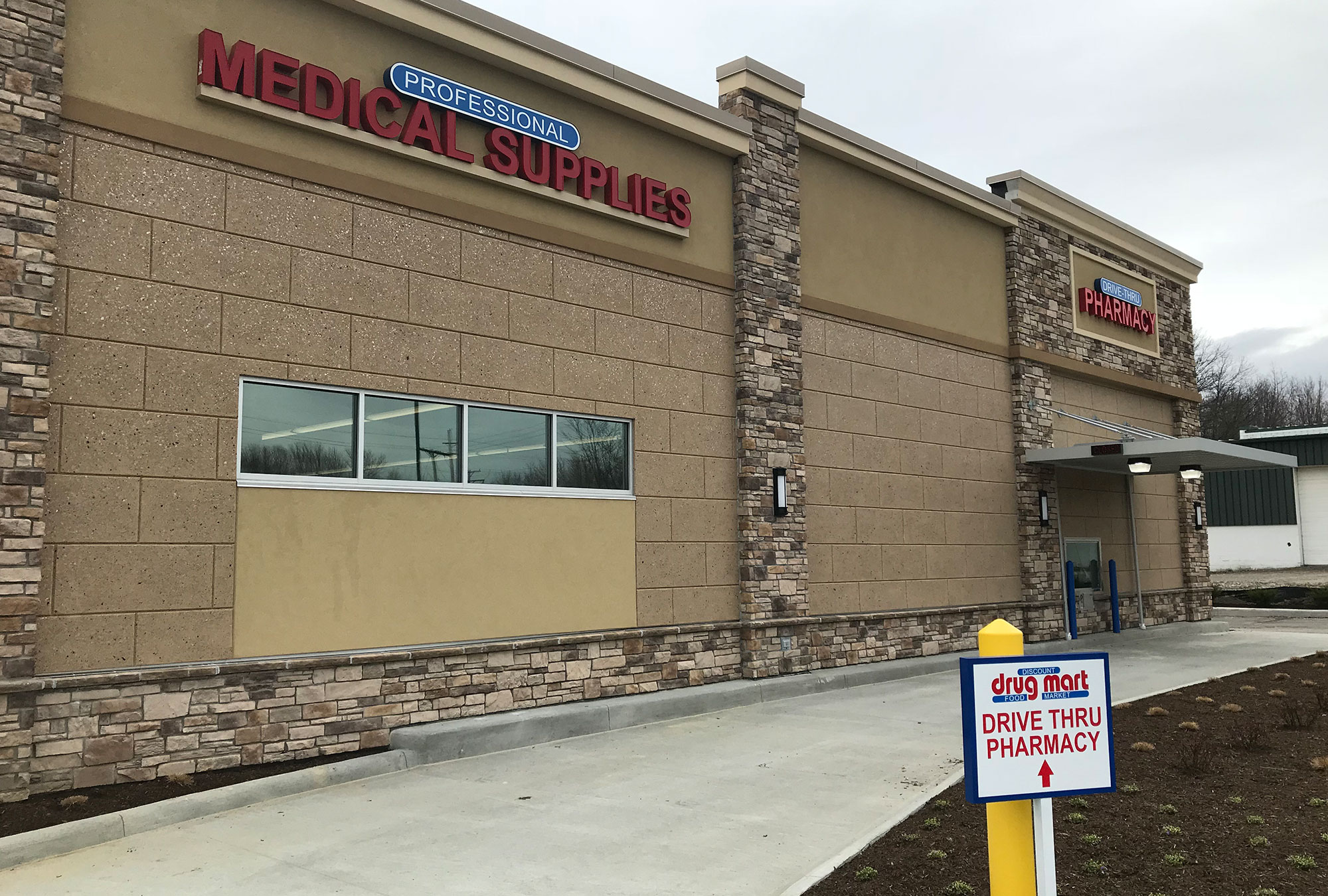 Discount Drug Mart Convenience Store Contractor Painsville OH Drive-Thru by Fred Oliveri
