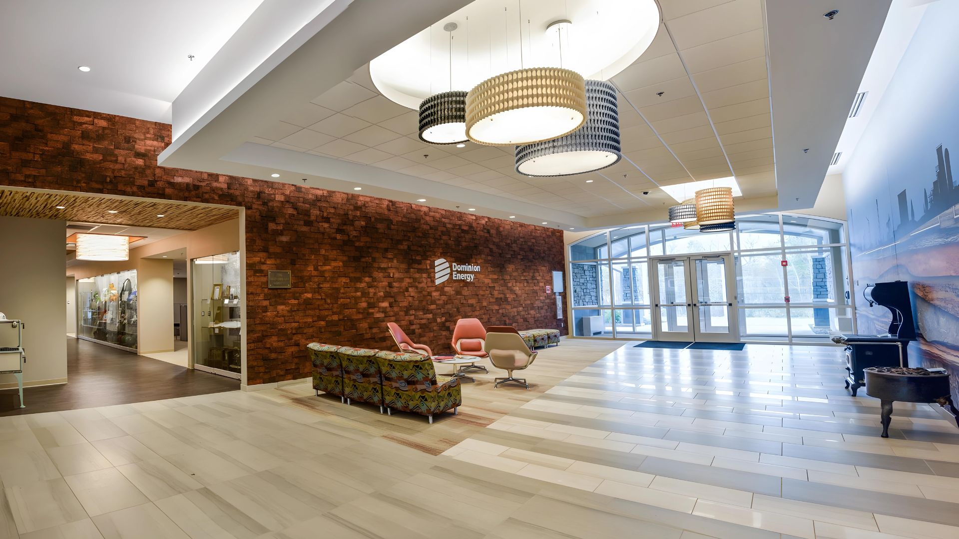 Dominion Energy Corporate Training Office New Construction Boston Heights Hudson OH Lobby
