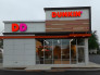 Dunkin Elyria OH Coffee Shop Signage Light up Front of Building