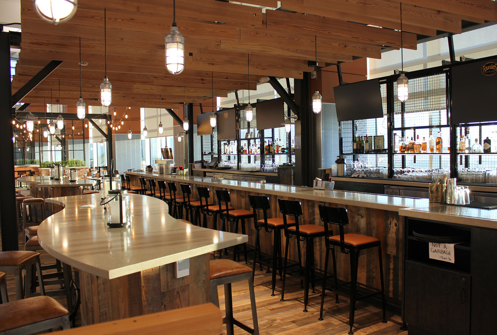 Founders Brewing Brewery Contractors Grand Rapids MI Bar Area - by Fred Olivieri