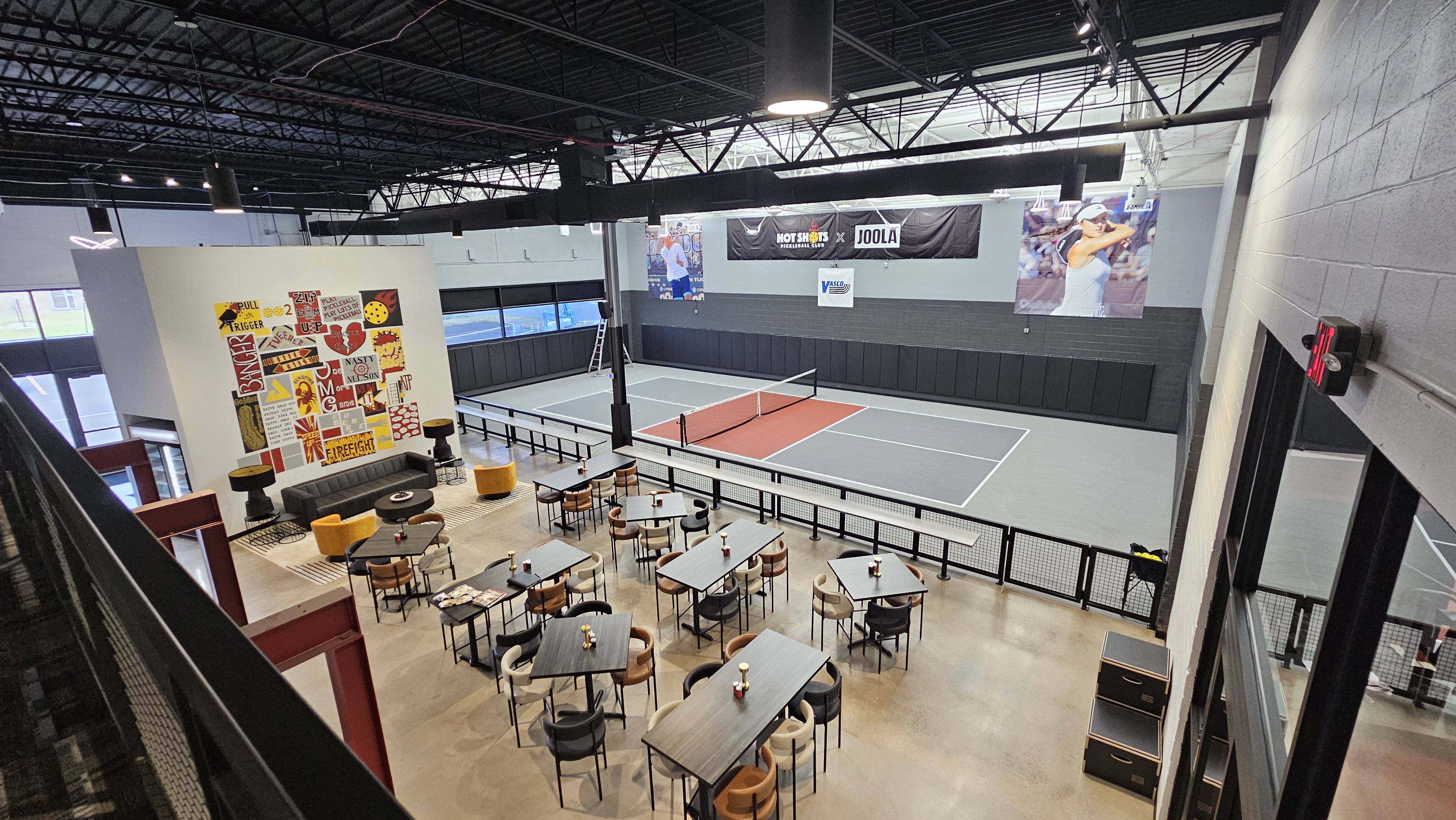 Hot Shots PBC Dining and Tournament Court by Fred Olivieri Construction Company