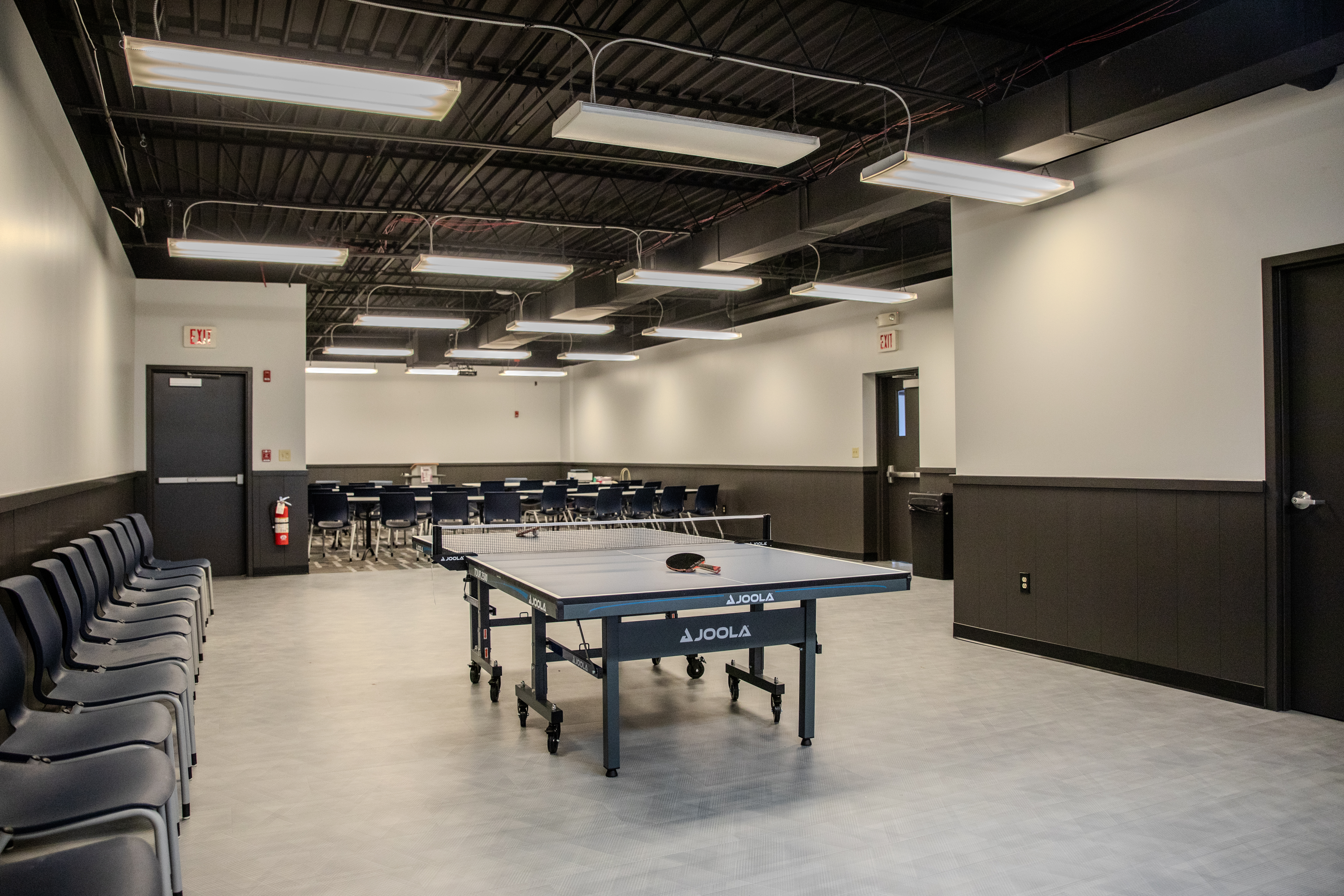 Indoor Pickleball facility event room by fred olivieri construction company v2