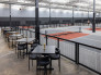 Indoor pickball facility mezzanine dining by fred olivieri construction company v2