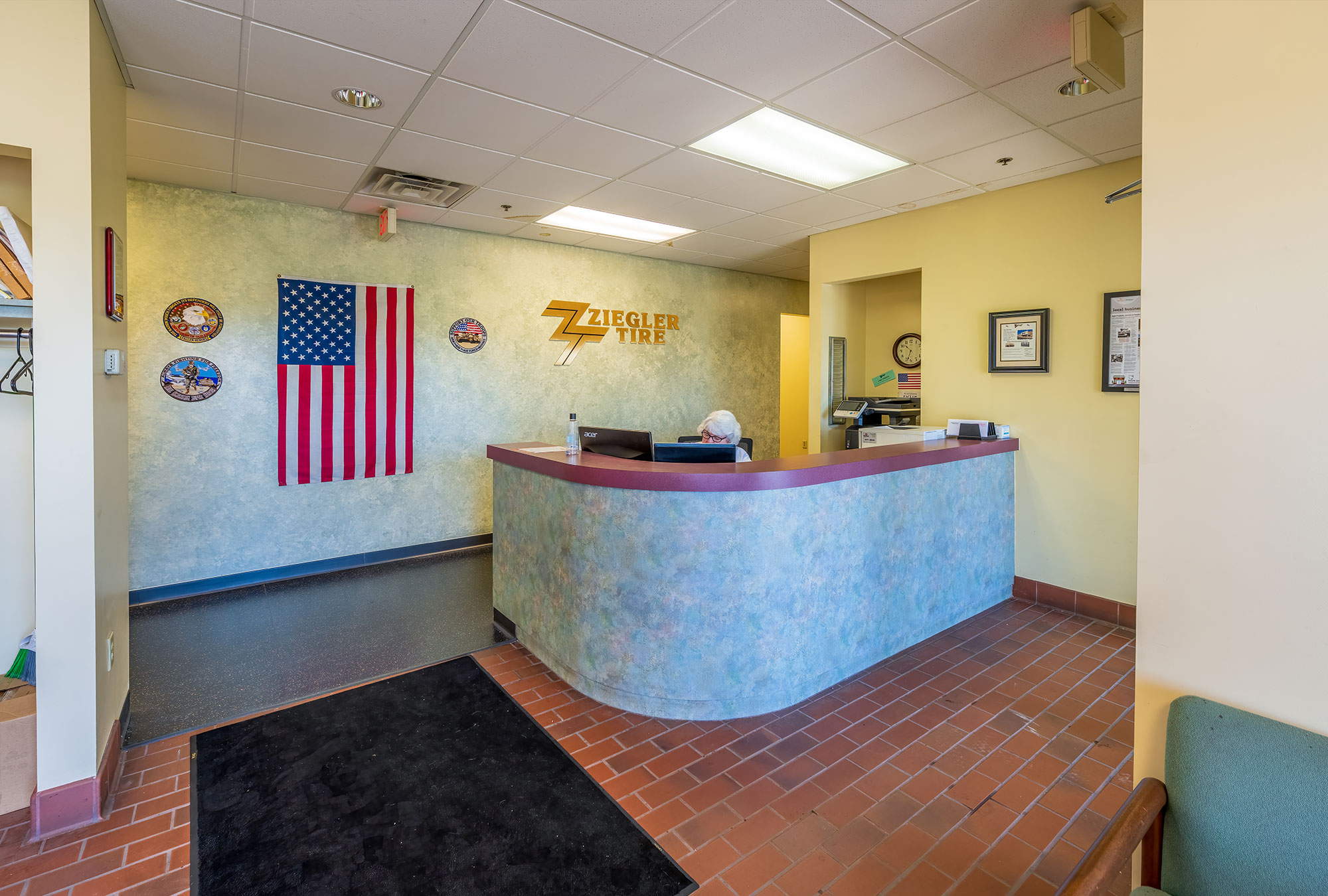 Industry Leading Auto Repair Contractor Ziegler Tire Desk by Fred Olivieri