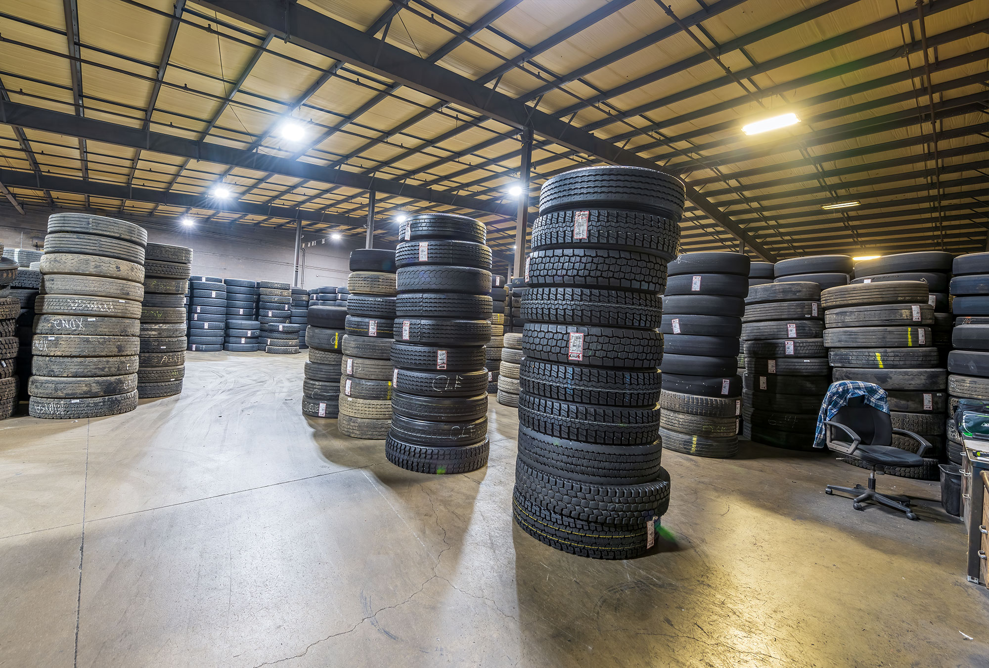 Industry Leading Auto Repair Contractor Ziegler Tire Tire Stacks by Fred Olivieri