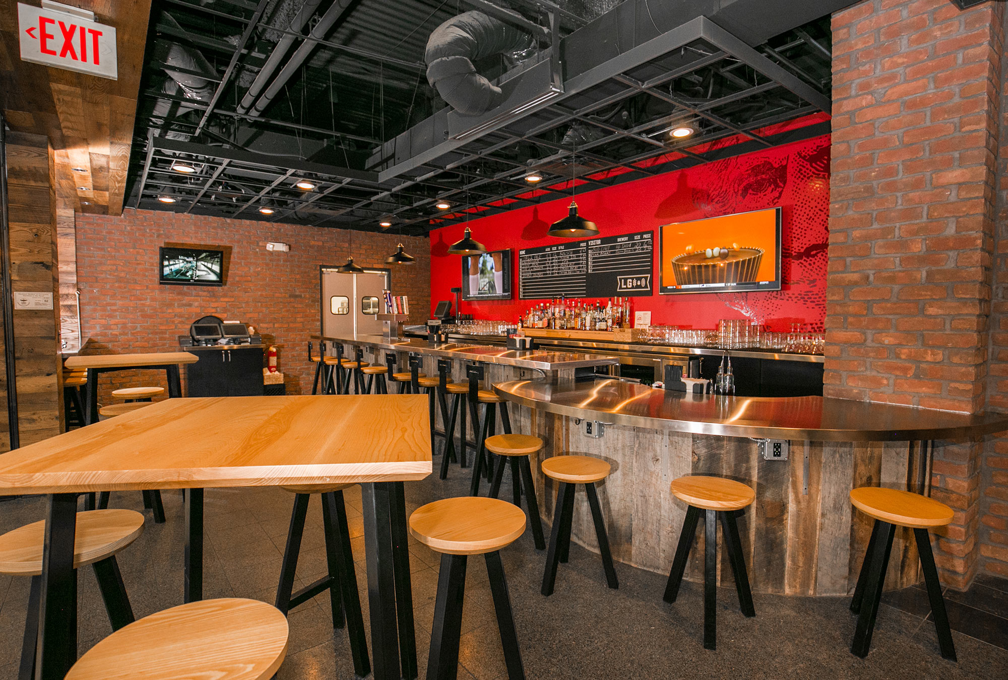 Land Grant Brewery Builders Columbus OH Bar Seating - by Fred Olivieri