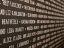 Land Grant Brewery Builders Columbus OH Wall Names - by Fred Olivieri