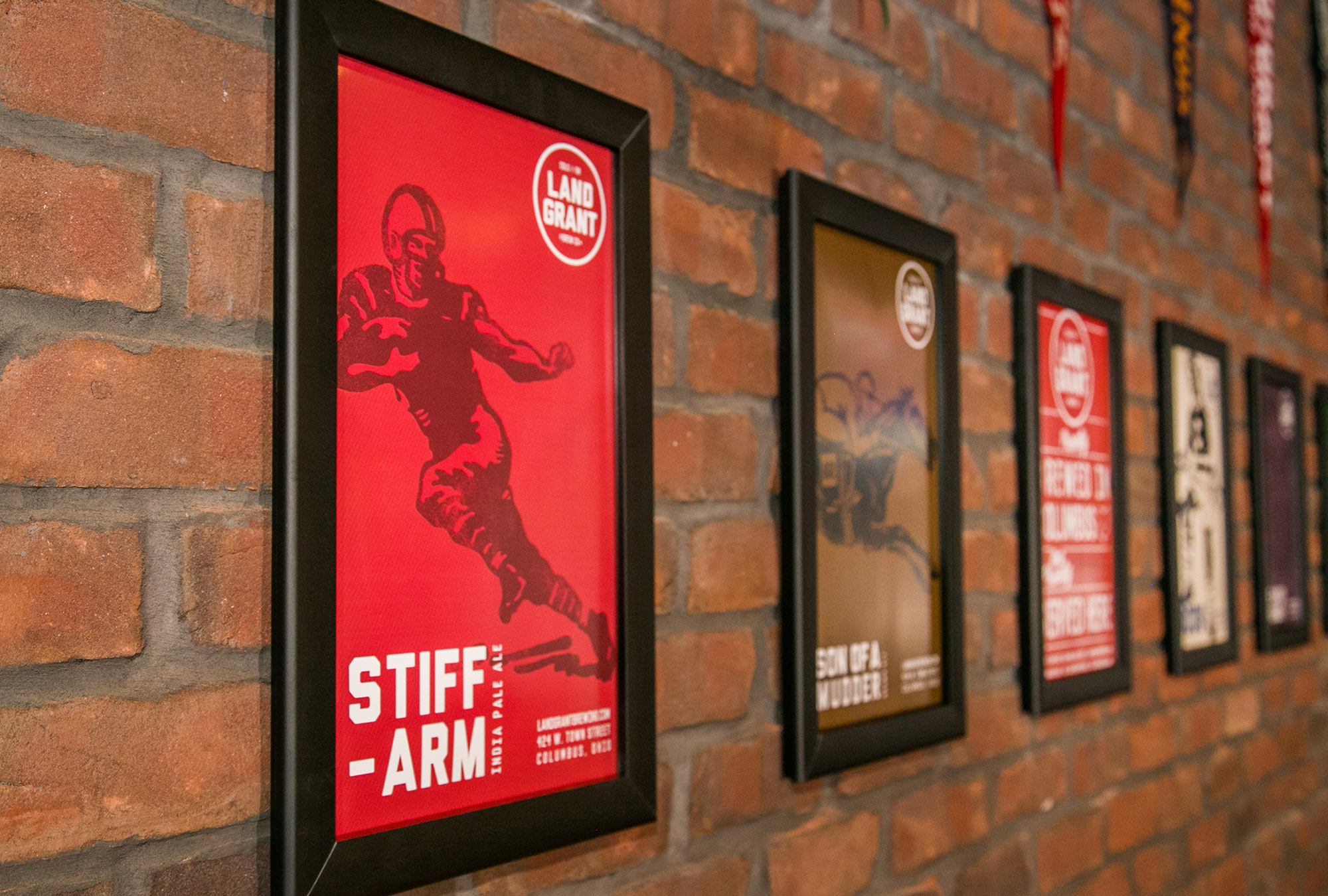 Land Grant Brewery Builders Columbus OH Wall Posters - by Fred Olivieri