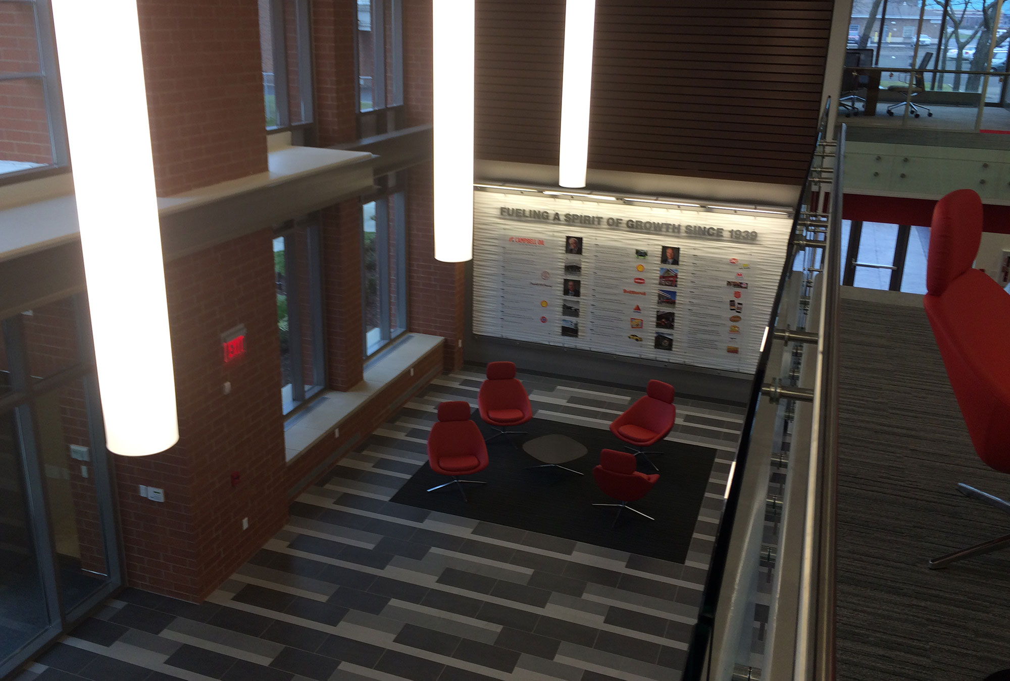 Leader in Commercial Building Construction Lobby Seating - Massillon, Ohio by Fred Olivieri