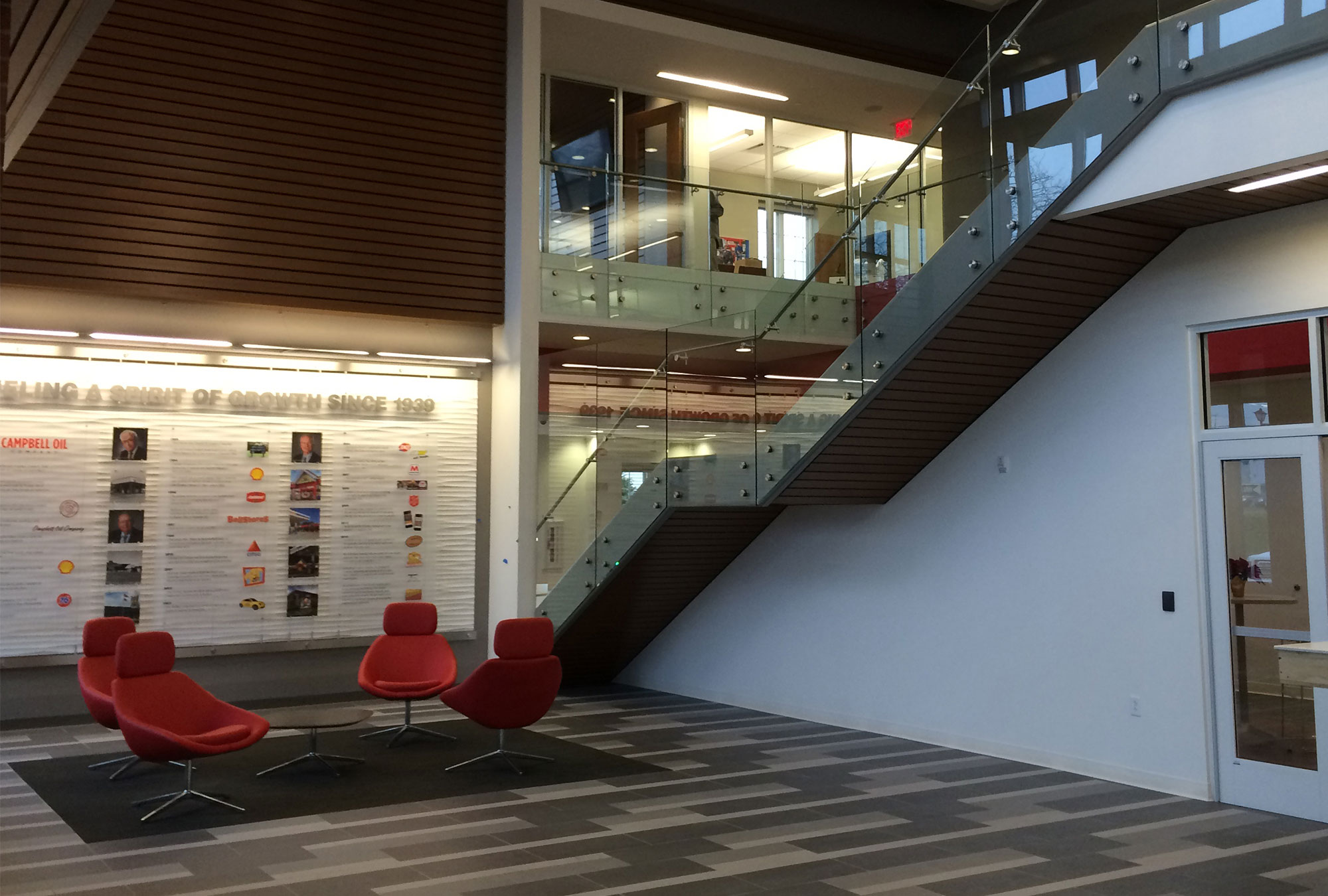 Leader in Commercial Building Construction Lobby Stairs - Massillon, Ohio by Fred Olivieri