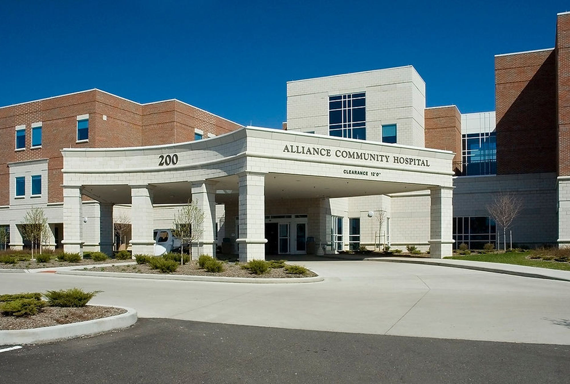 Leading Hospital General Contractors Drop Off Entrance - Alliance, Ohio by Fred Olivieri