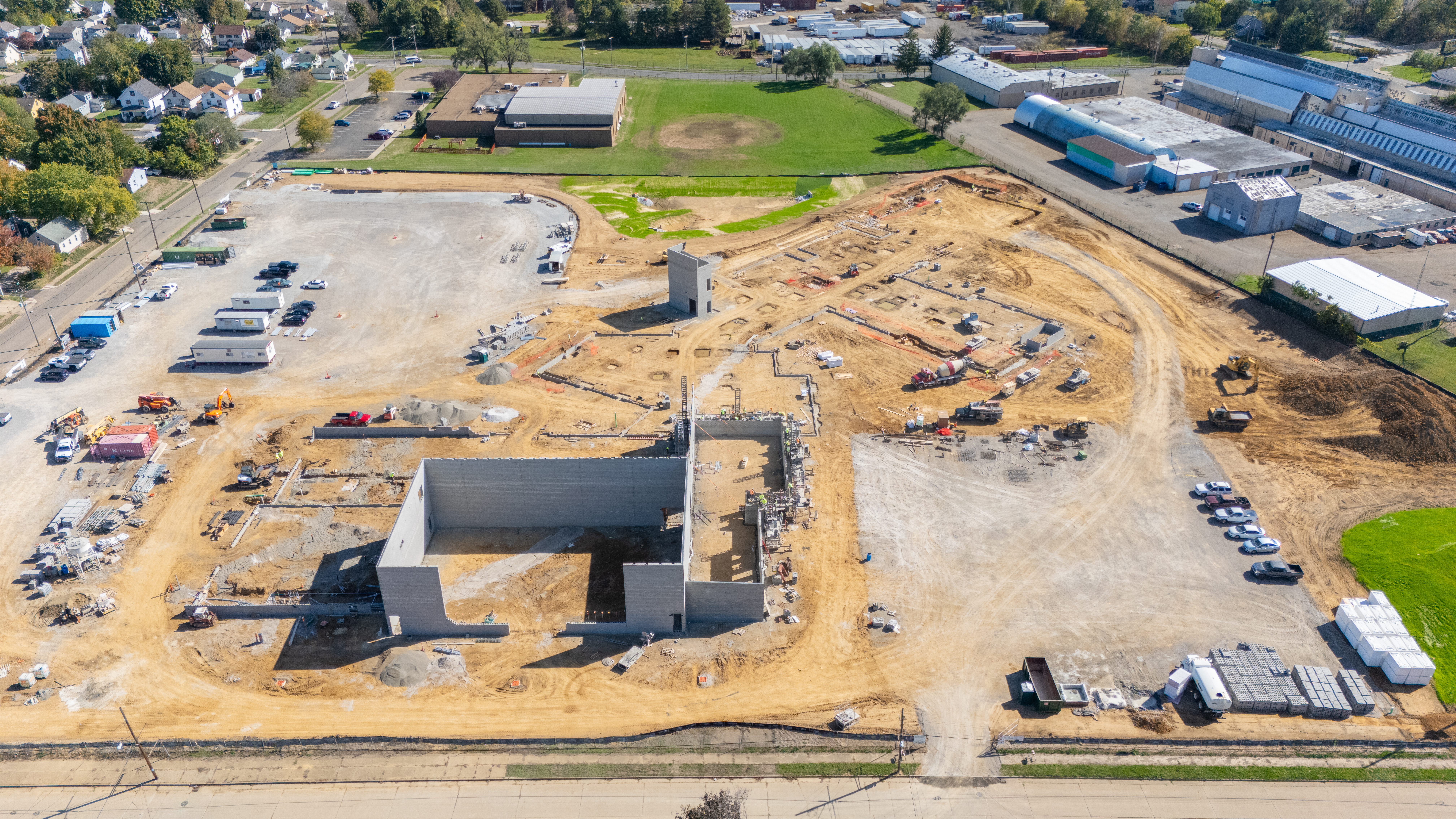Lincoln Elementary New School Canton Ohio Academic Construction