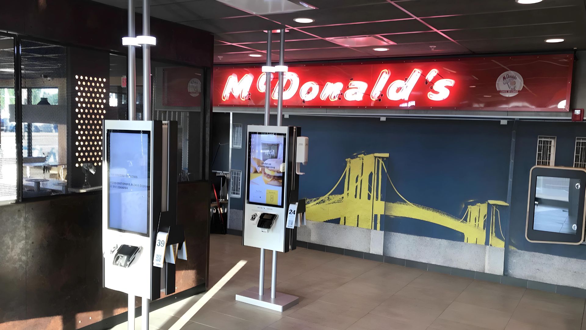 McDonalds Mayfield Heights OH kiosk dining room