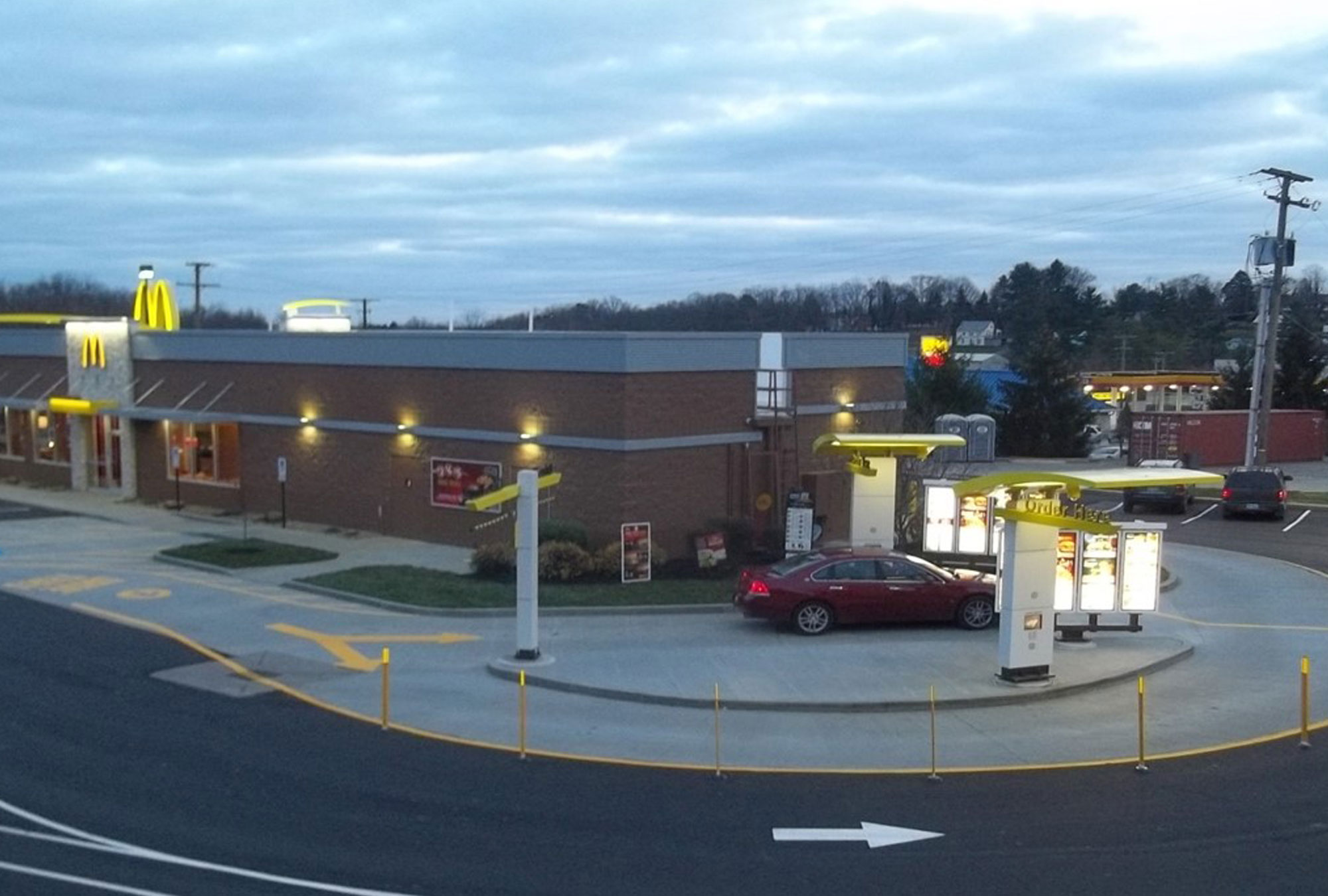 McDonald's Restaurant Construction Drive Thru Fred Olivieri - Cadiz, Ohio