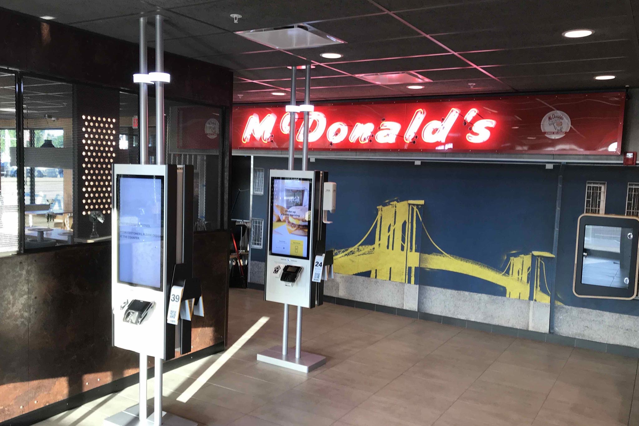 Mcdonald's Restaurant Construction Mayfield Heights OH Main Order Machines - by Fred Olivieri