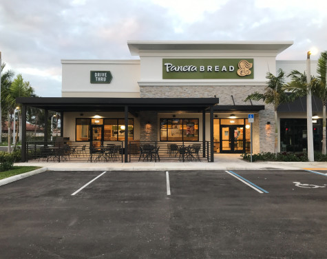 Panera Bread Delray Beach FL Cafe Front with Patio