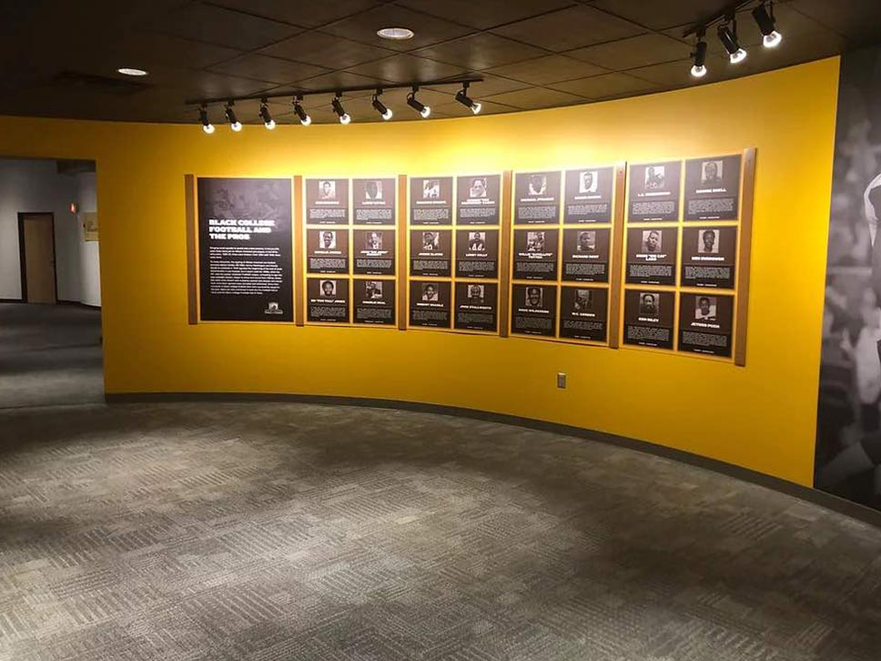 Pro Football Hall of Fame Museum Expansion Project Black College Portraits