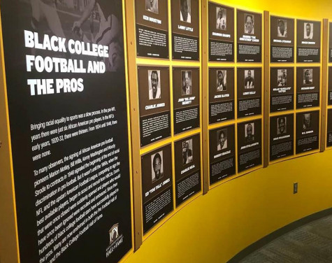 Pro Football Hall of Fame Museum Expansion Project Black College Wall Display