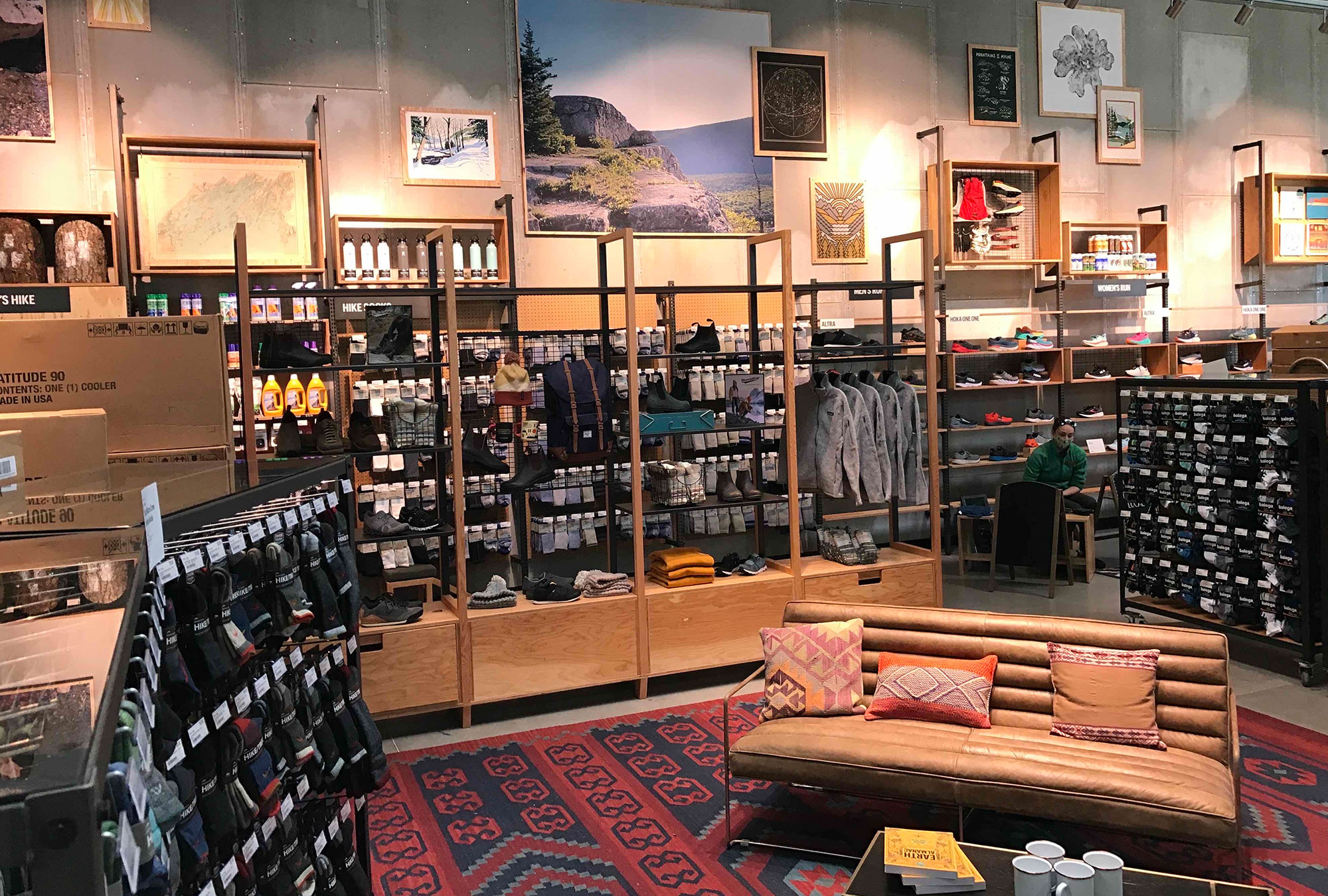 REI Sporting Goods General Contractor Westbrook ME Seating by Fred Oliveri