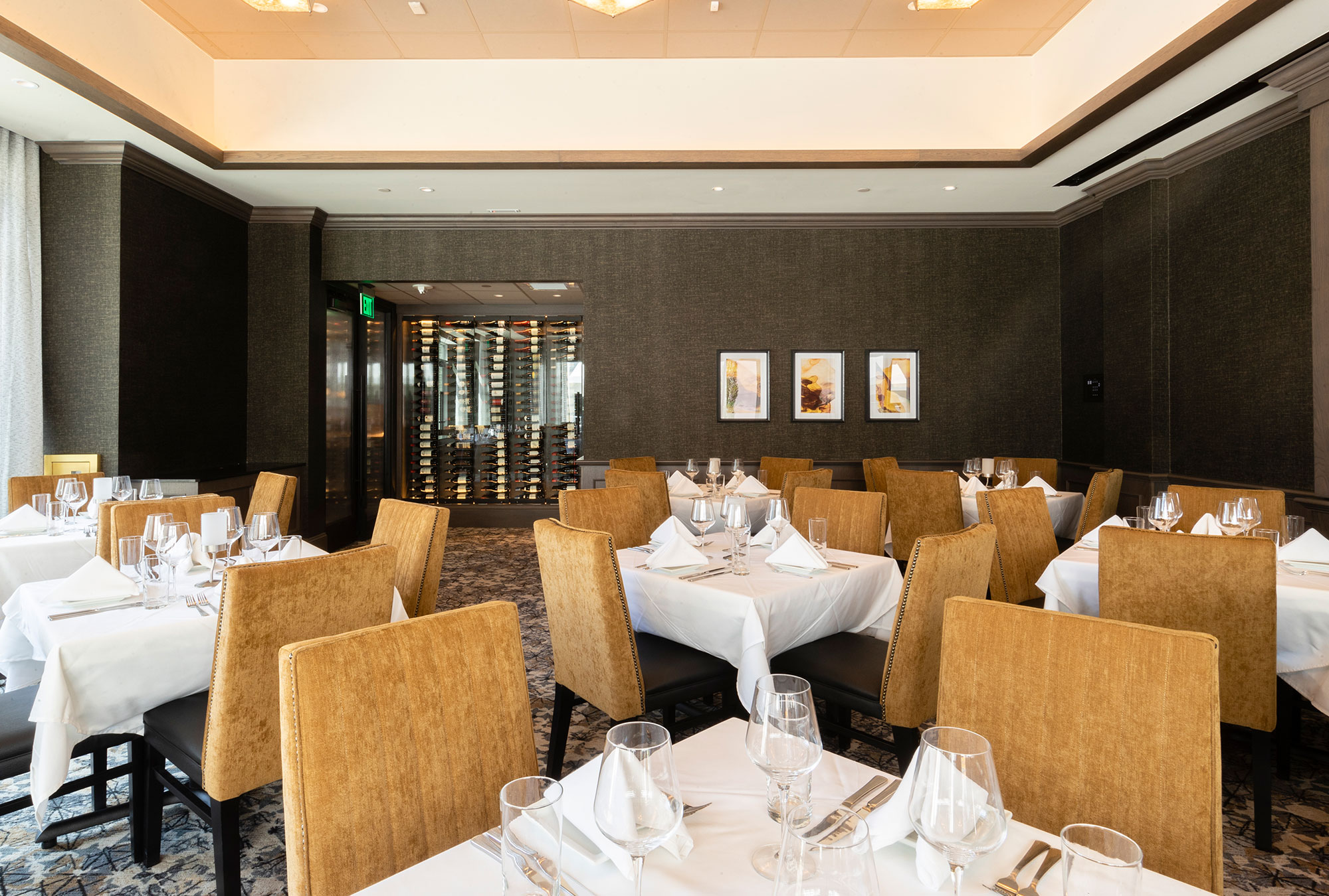 Ruth's Chris Construction Contractor Services Fine Dining Area by Fred Oliveri