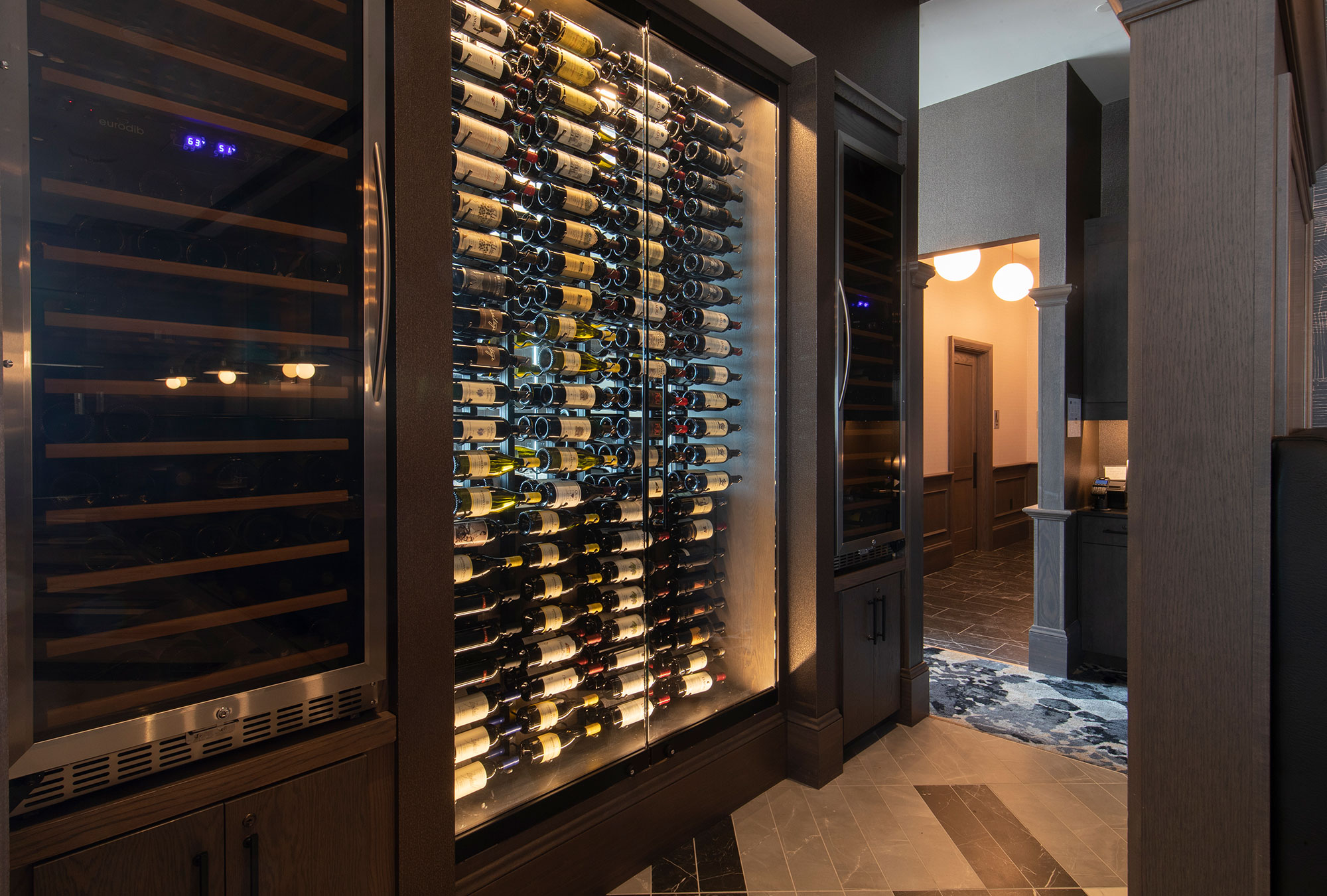 Ruth's Chris Construction Contractor Services Wine Cooler by Fred Oliveri