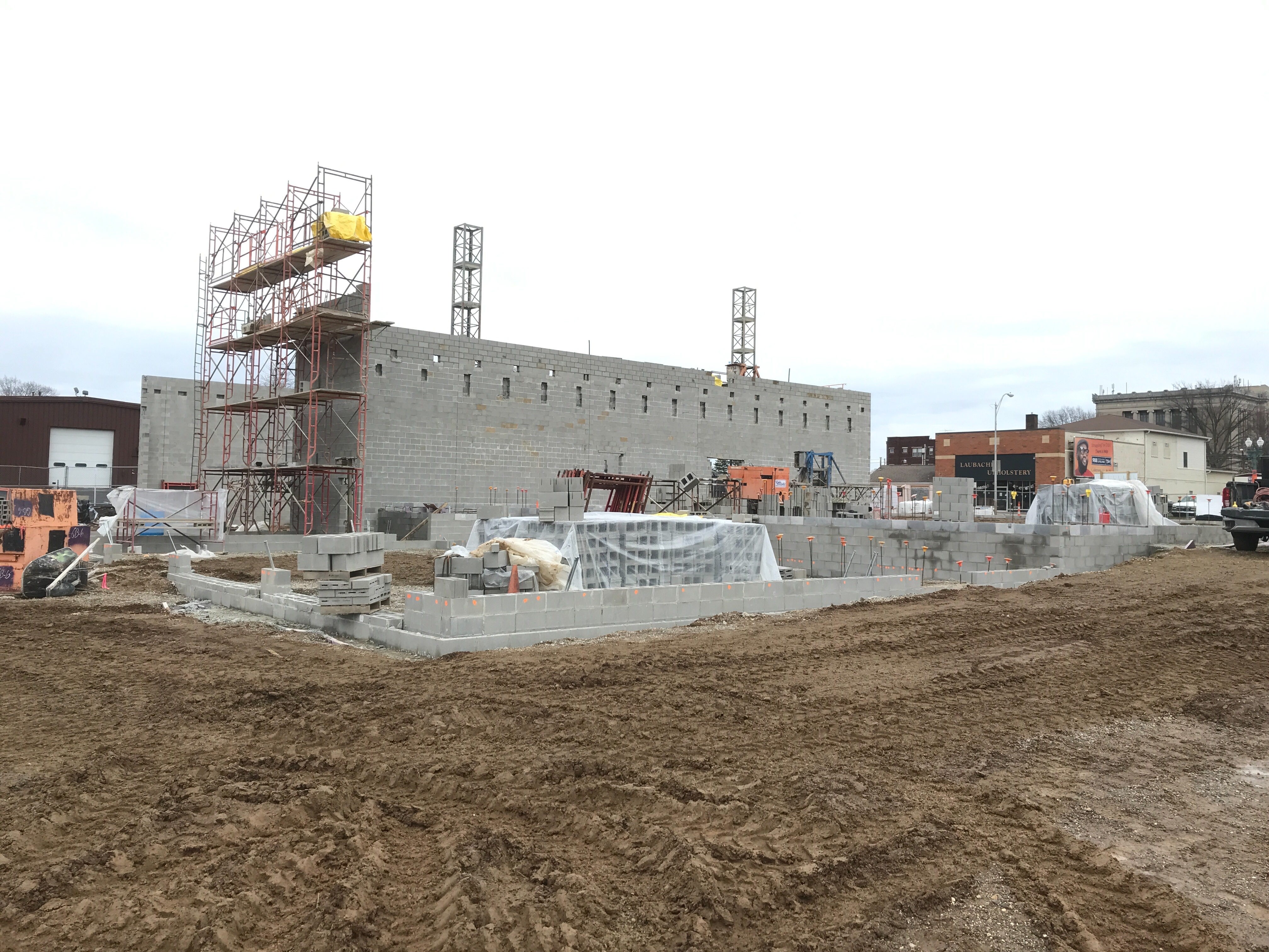 SCDL Operations Center Masonry by Fred Olivieri Construction