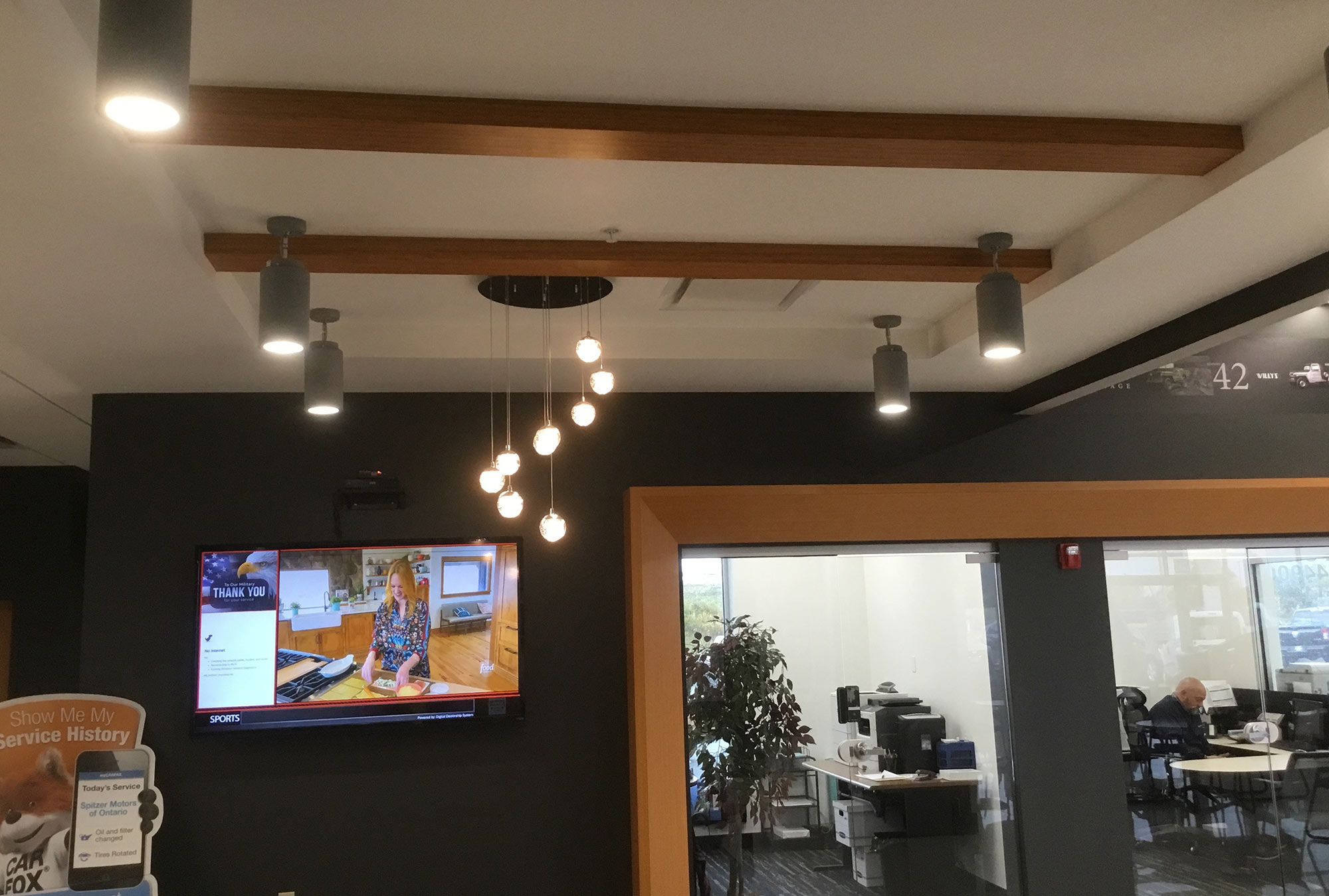 Spitzer Autoworld Car Dealership Construction Ontario OH Overhead Lighting - by Fred Olivieri
