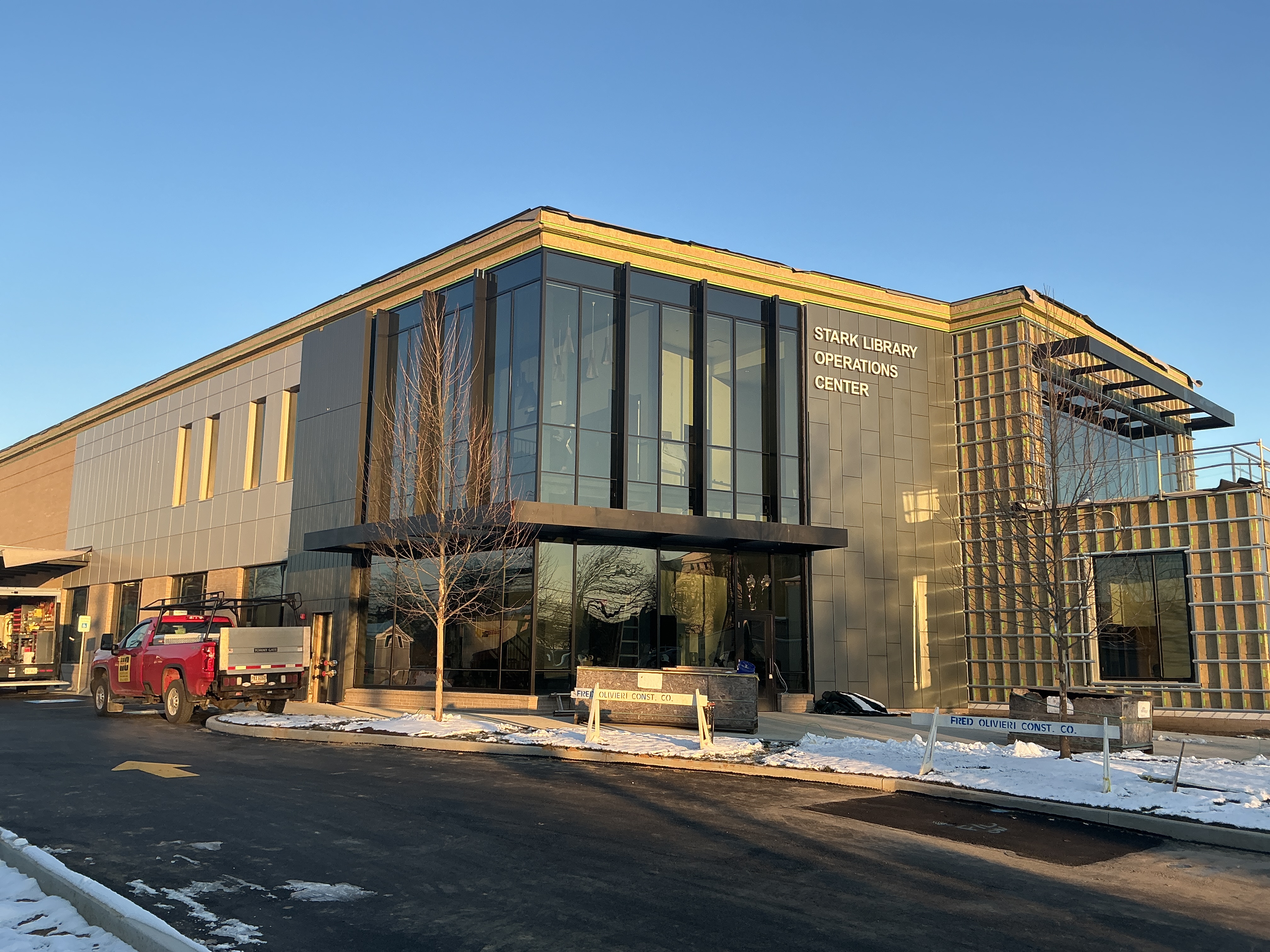 Stark County District Library New Operations Center Hub Stark County Ohio Canton Ohio Fred Olivieri Construction Co